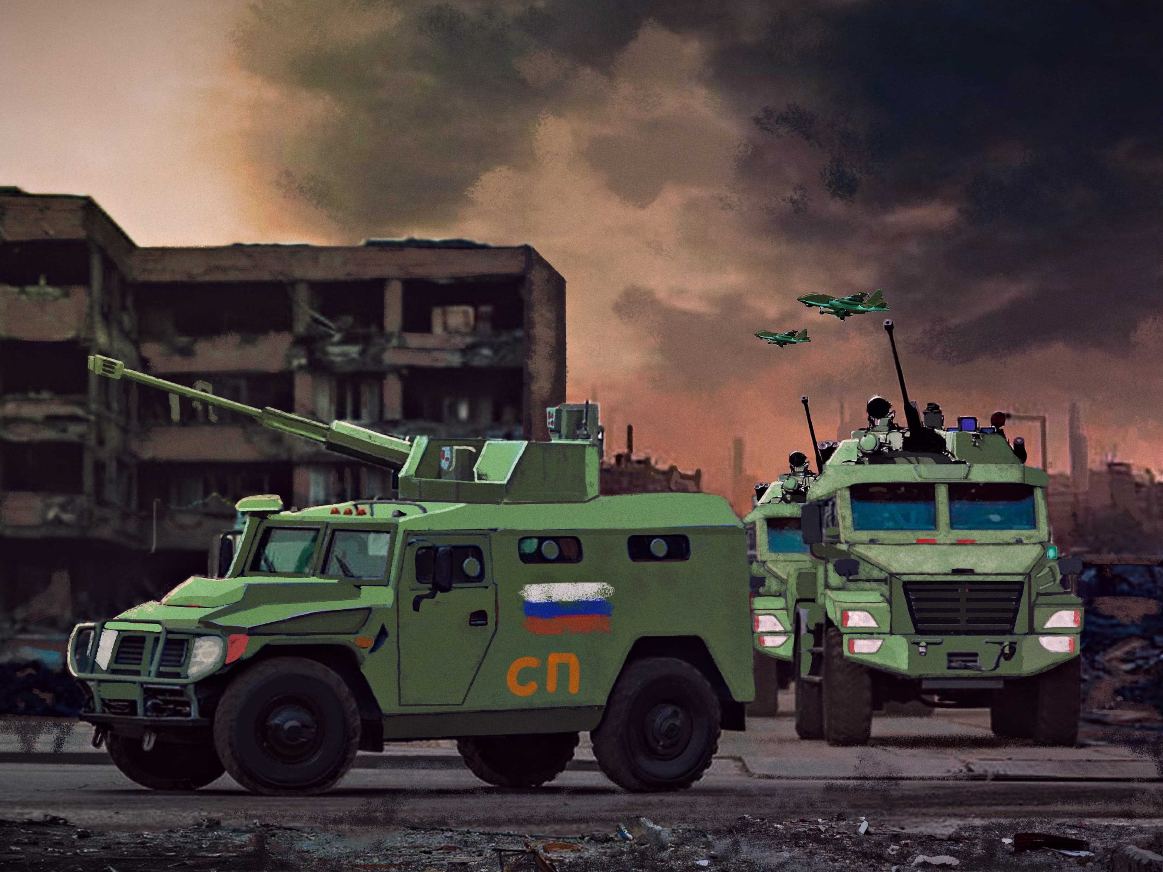 Steel Tide: Advance at Dusk"