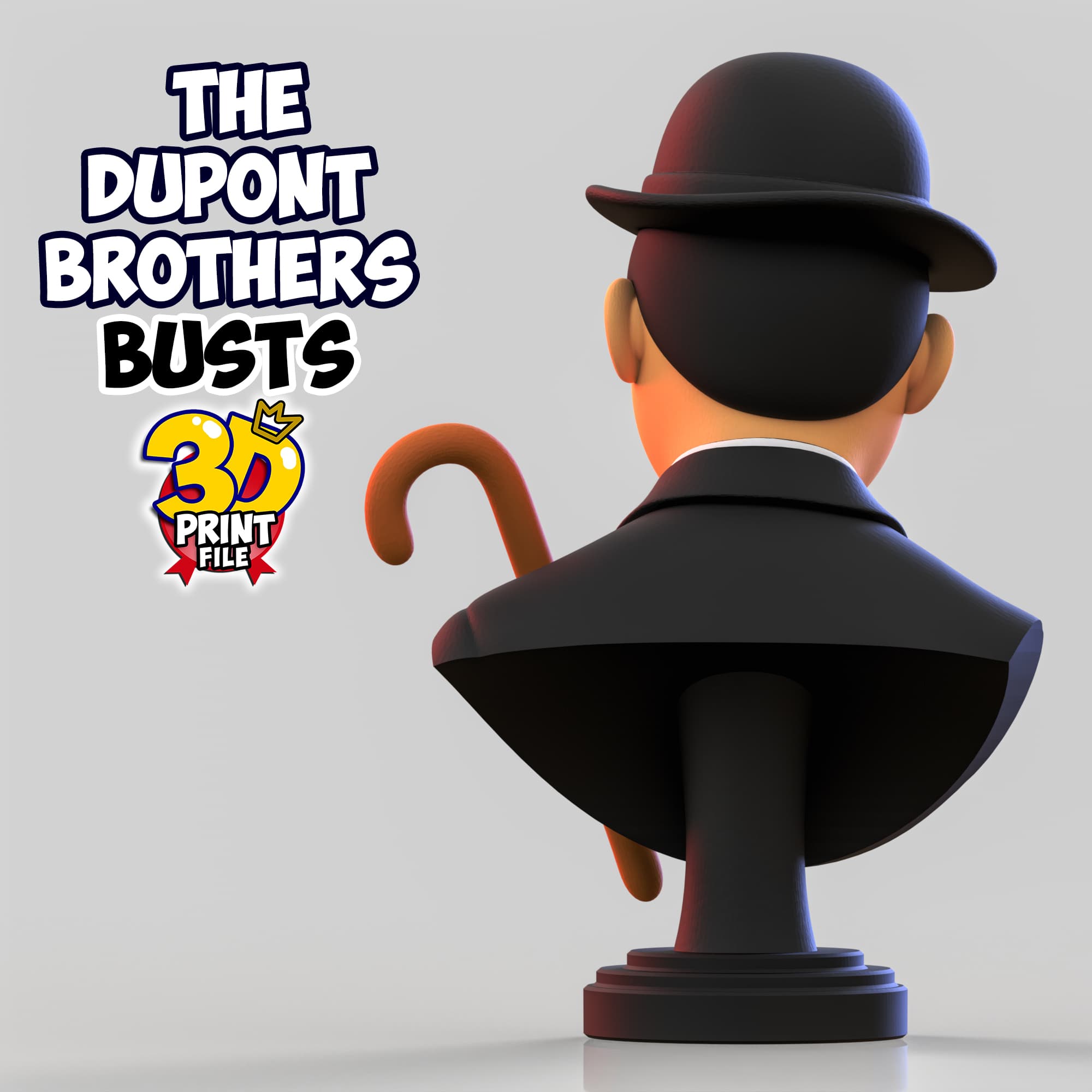 The Dupont Brothers – Stylized 3D Busts