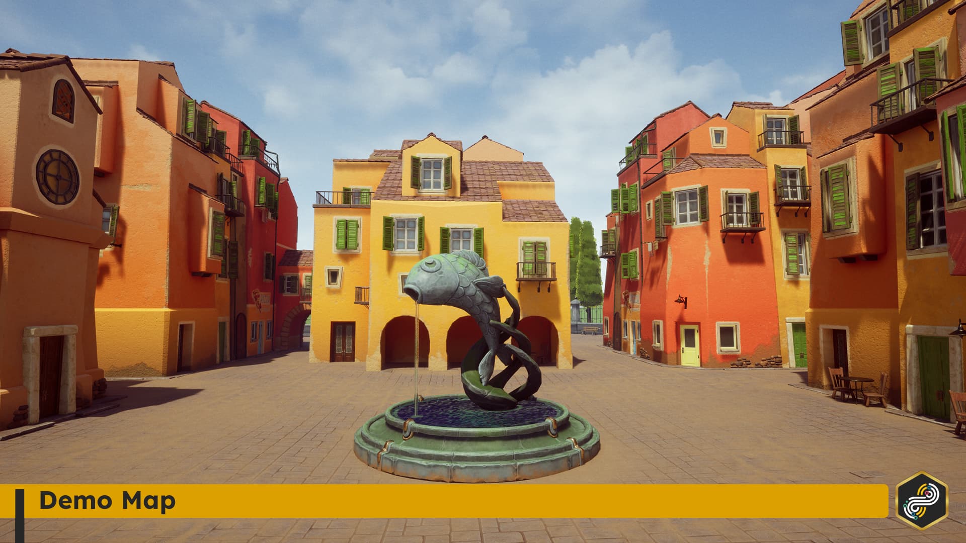 Stylized Italian Village