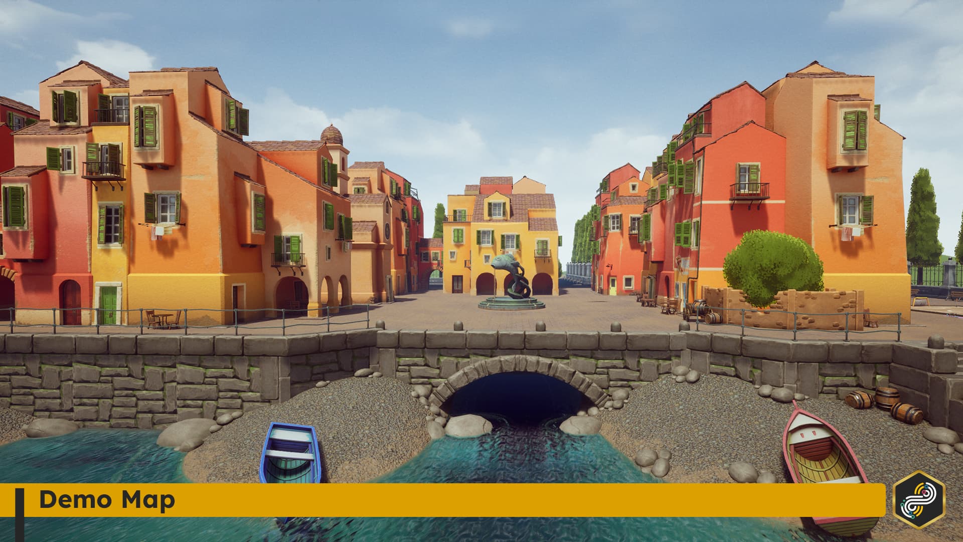 Stylized Italian Village