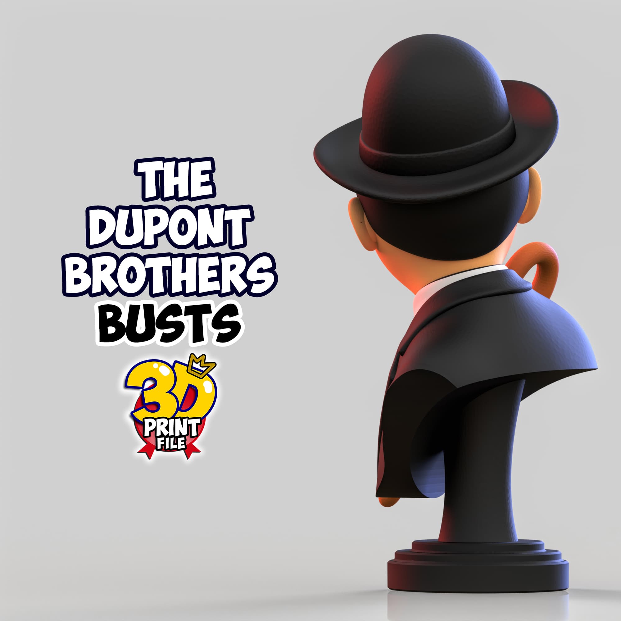 The Dupont Brothers – Stylized 3D Busts