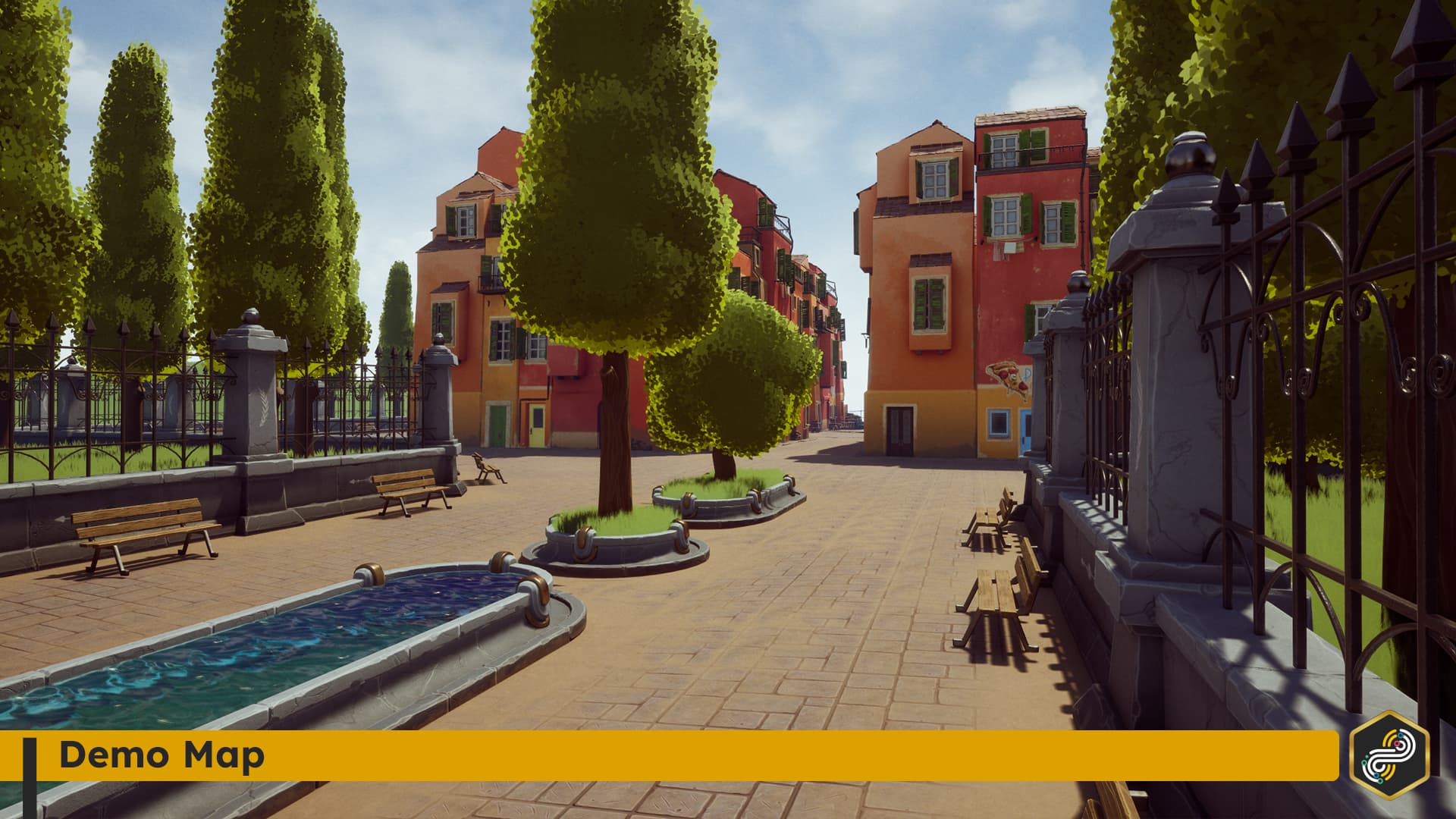 Stylized Italian Village