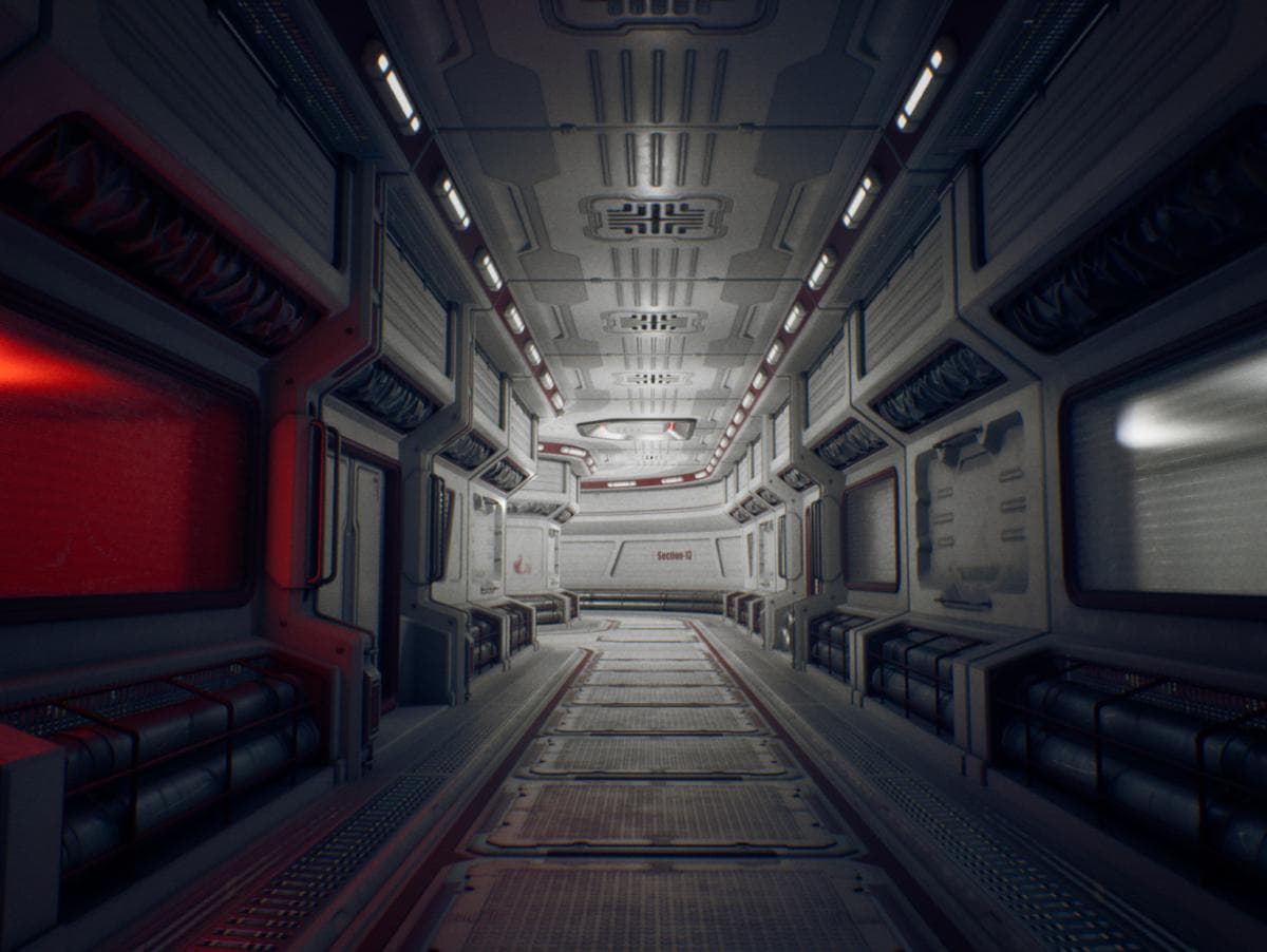 Sci-Fi Hallway