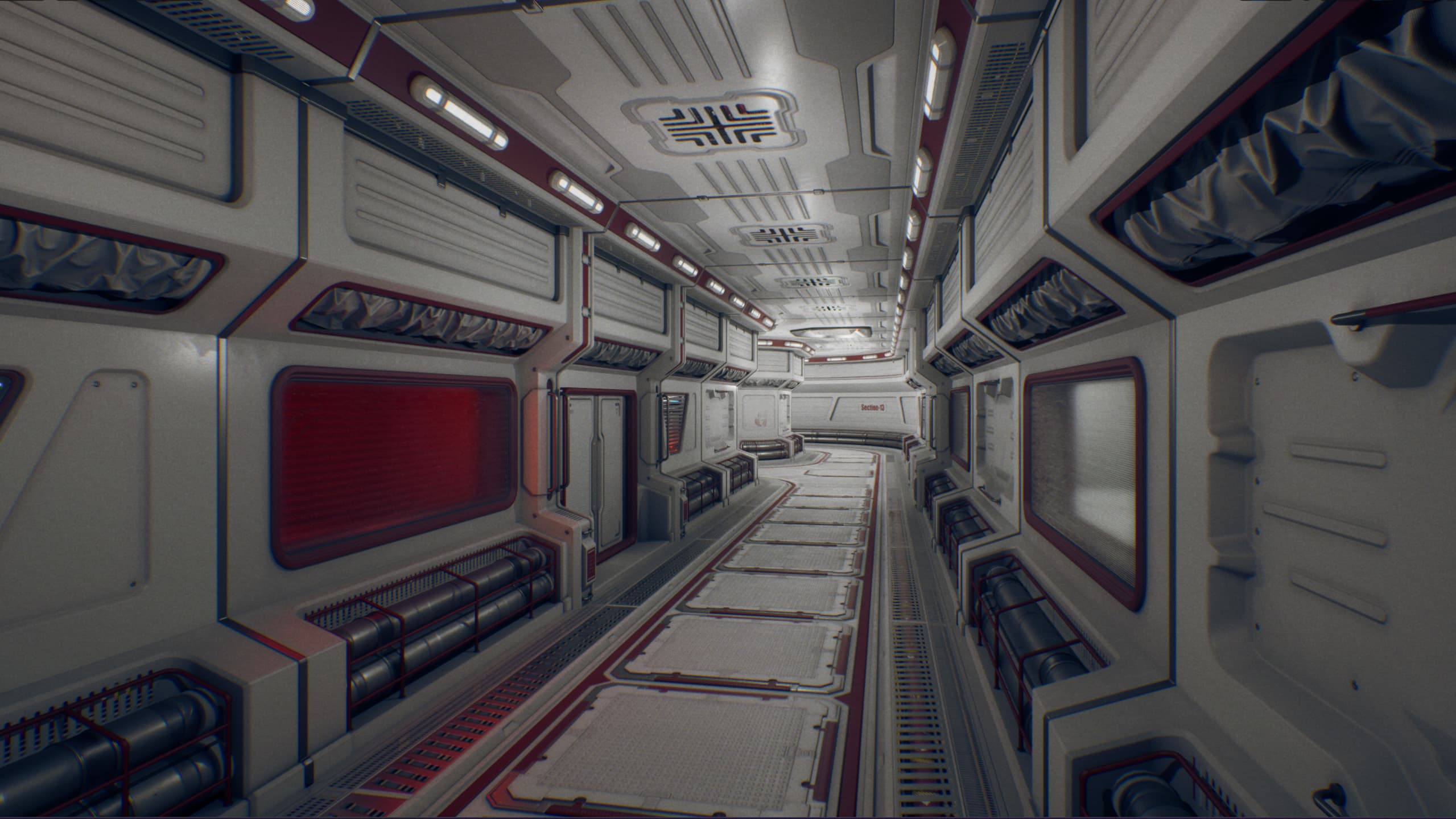 Sci-Fi Hallway