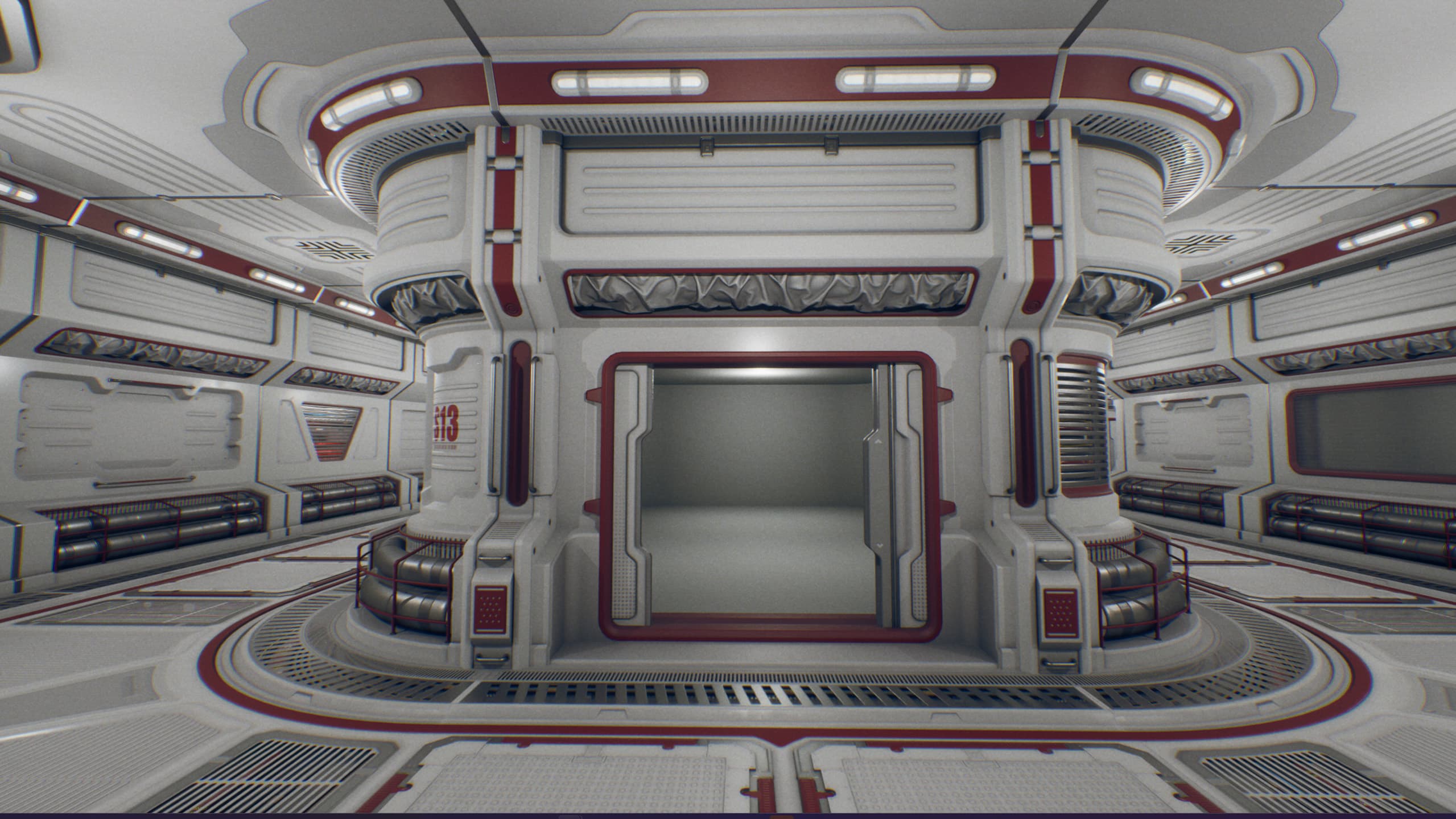 Sci-Fi Hallway