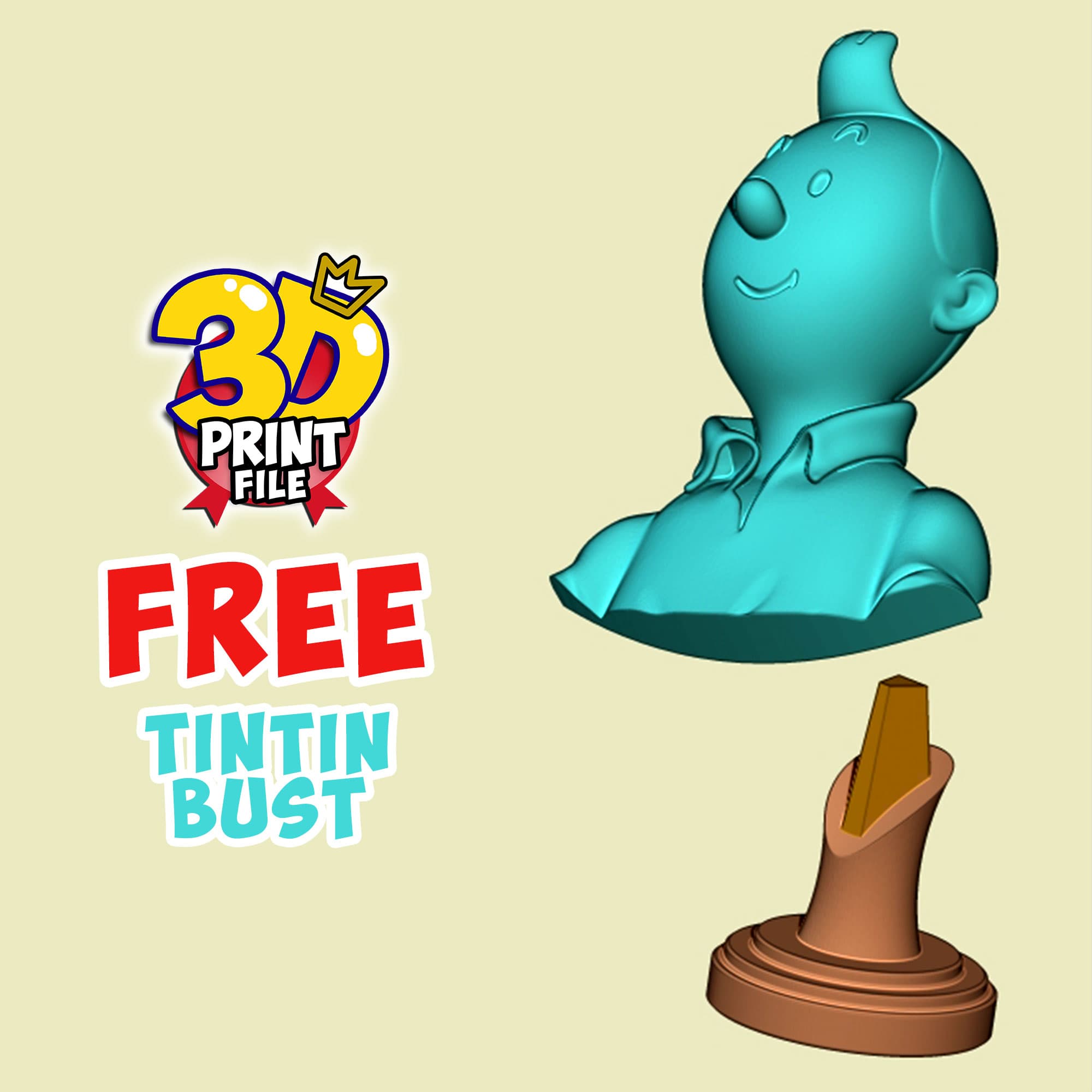 FREE TINTIN Bust