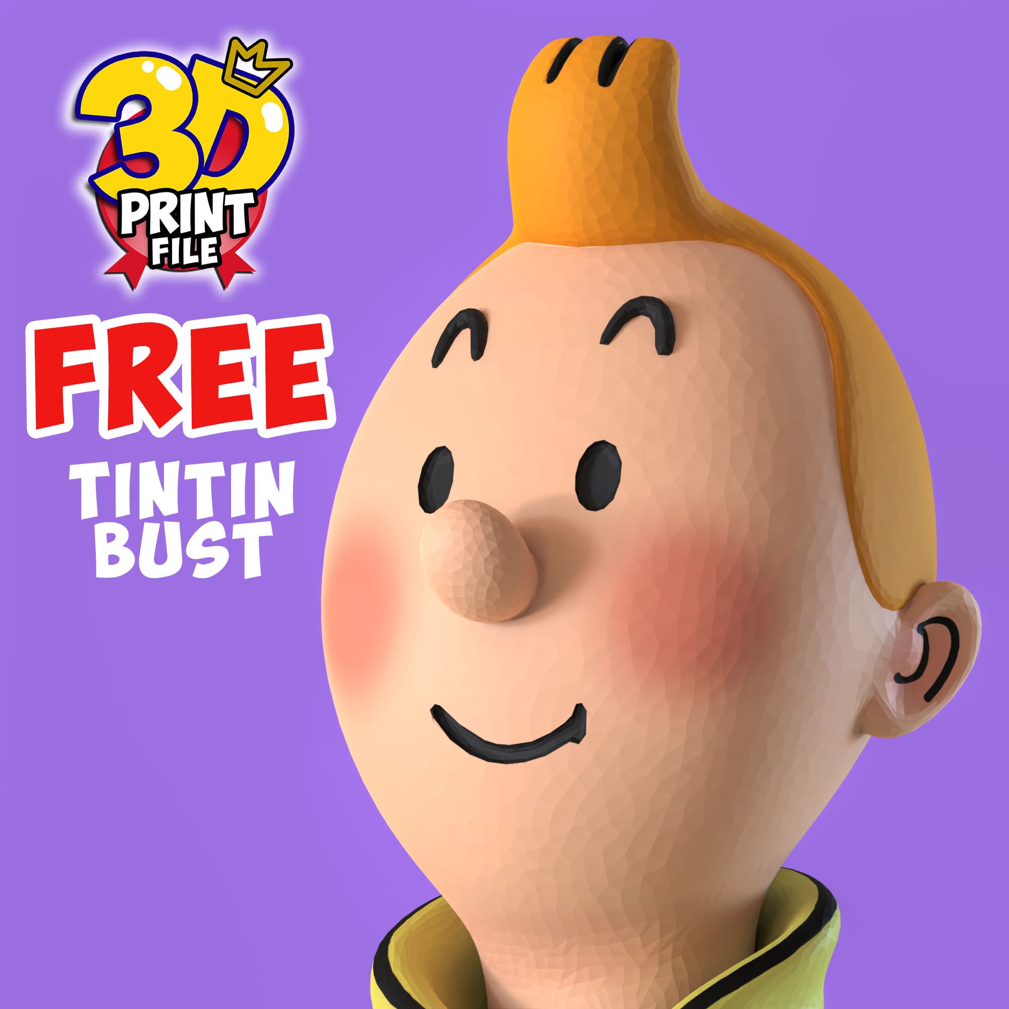 FREE TINTIN Bust