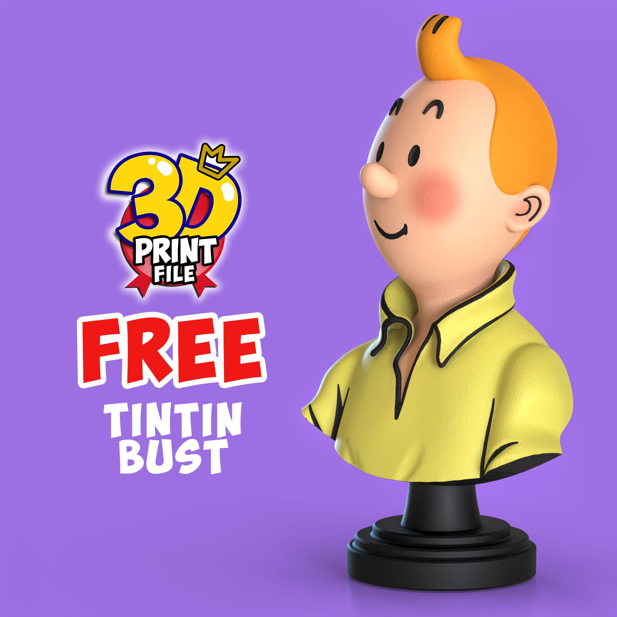 FREE TINTIN Bust