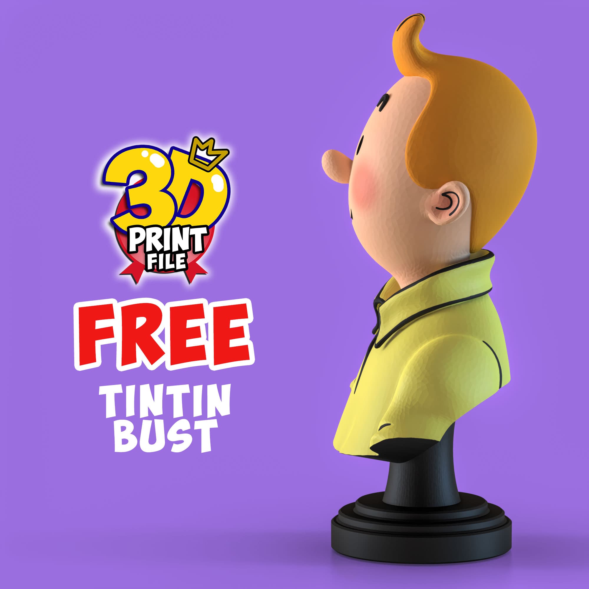 FREE TINTIN Bust
