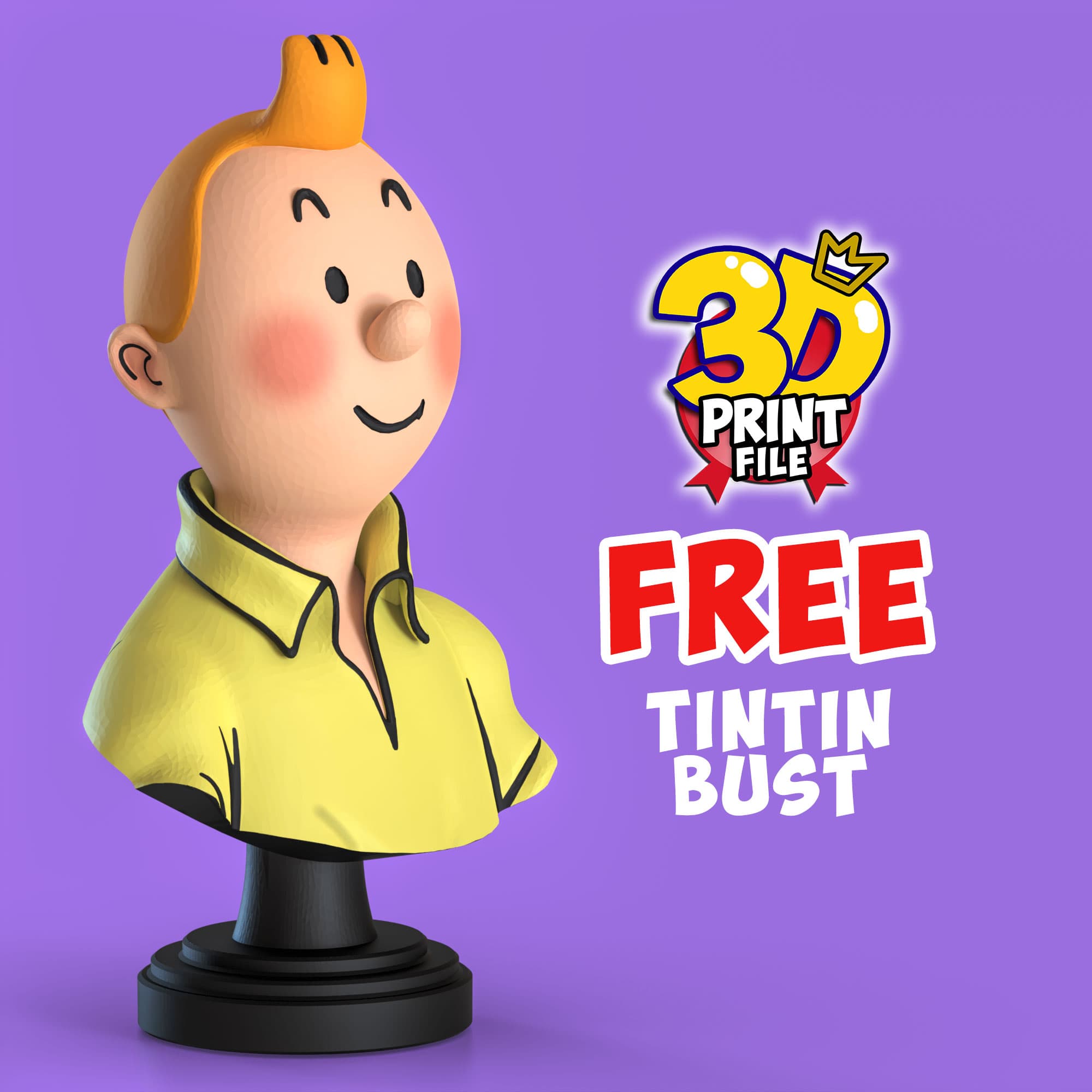 FREE TINTIN Bust