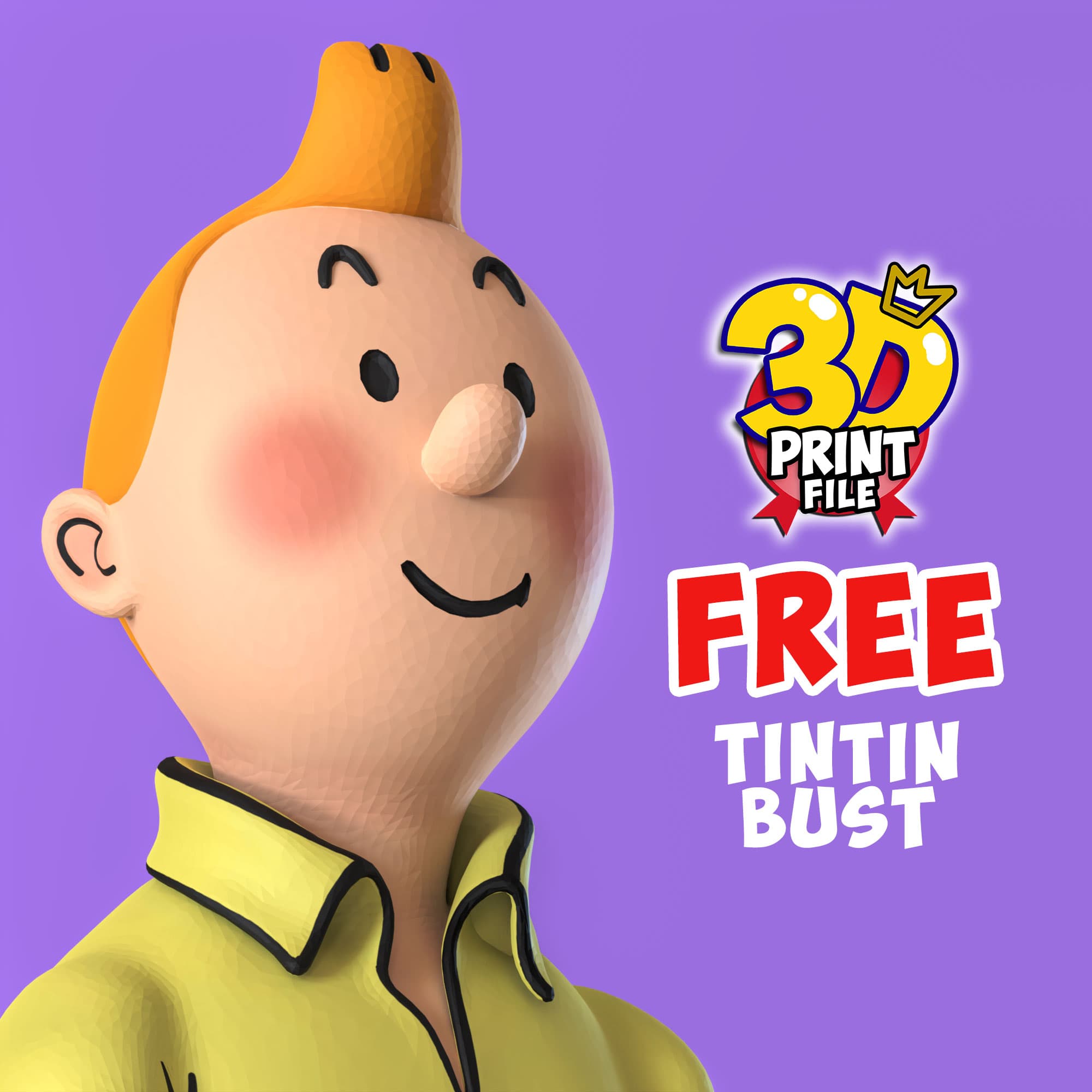 FREE TINTIN Bust