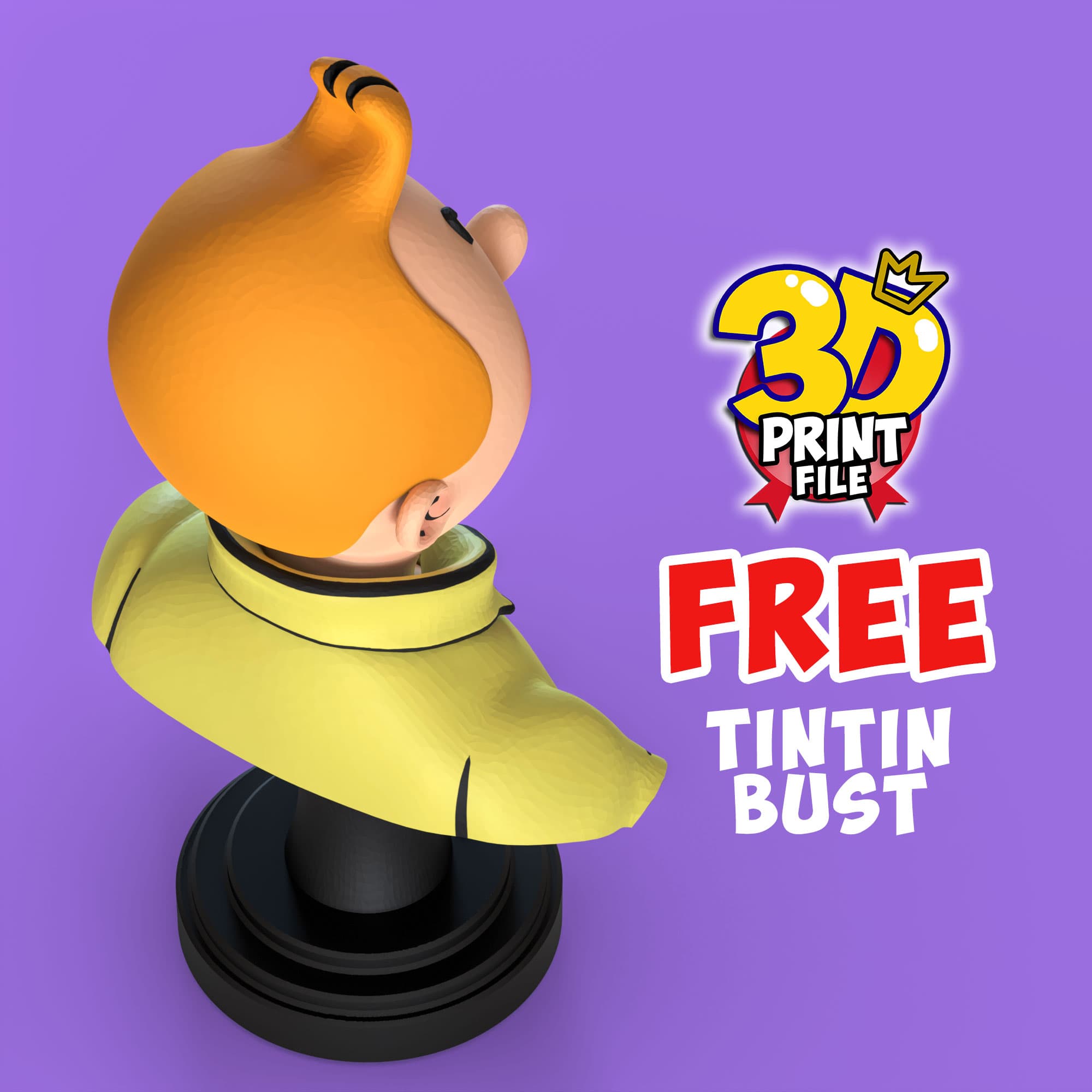 FREE TINTIN Bust