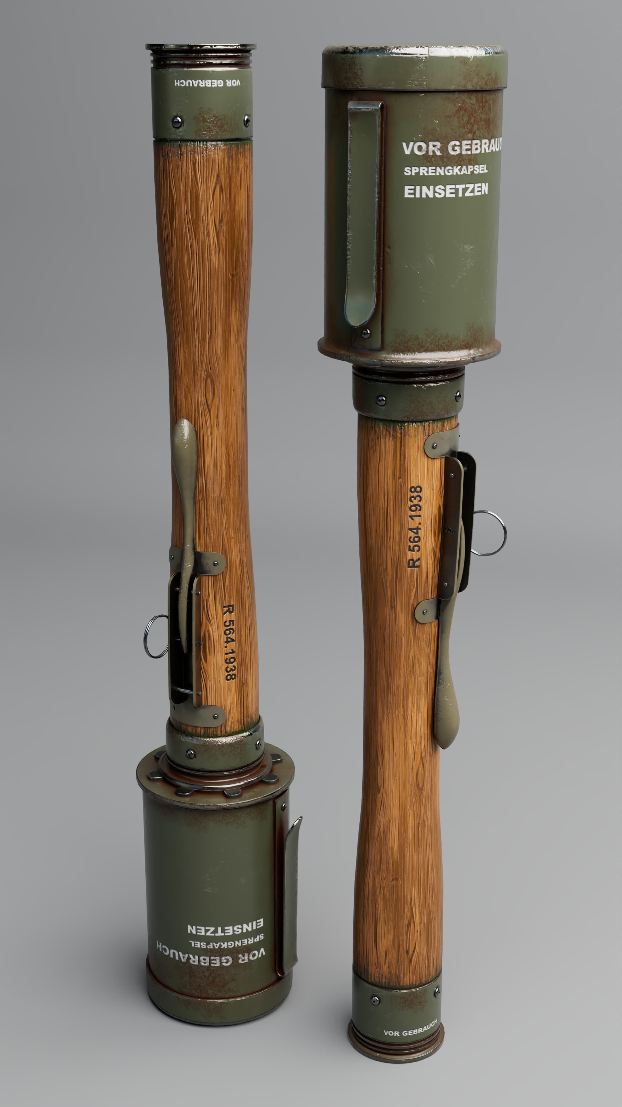 German Stick Grenade (Model 1939)