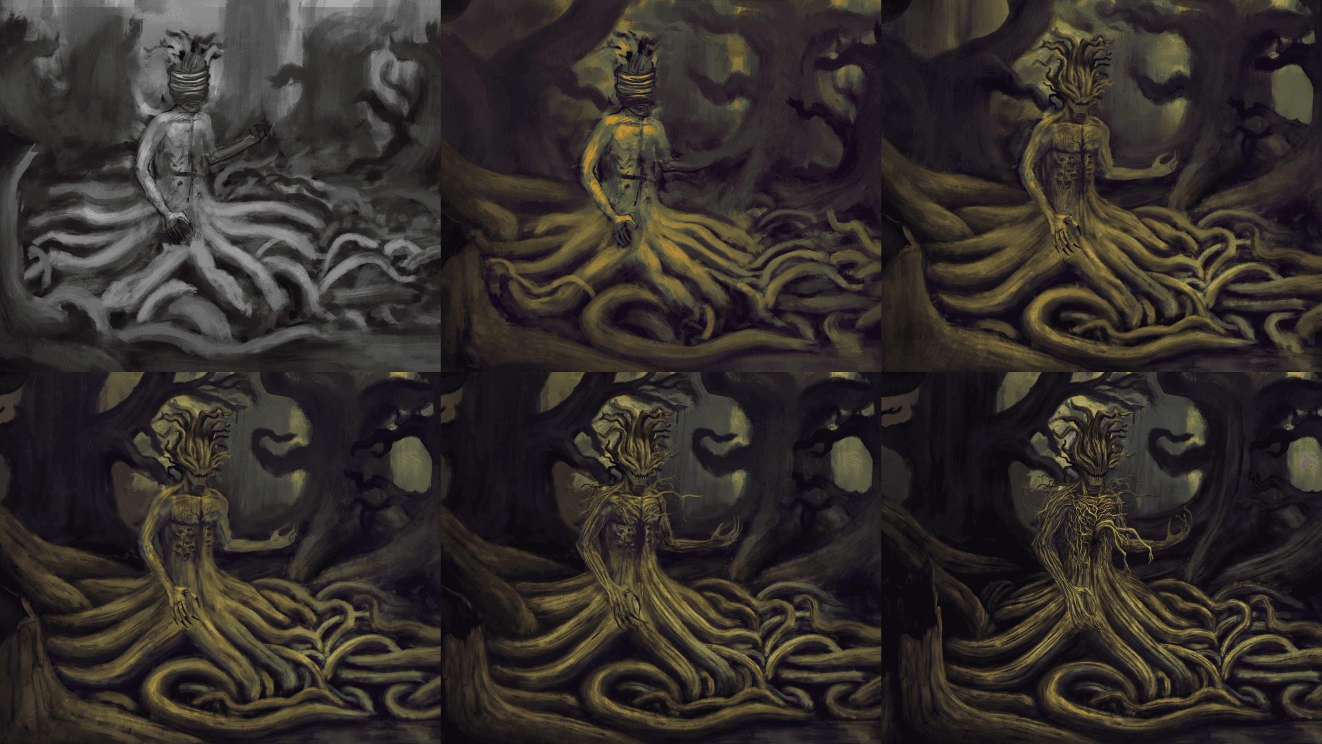 در میان درختان