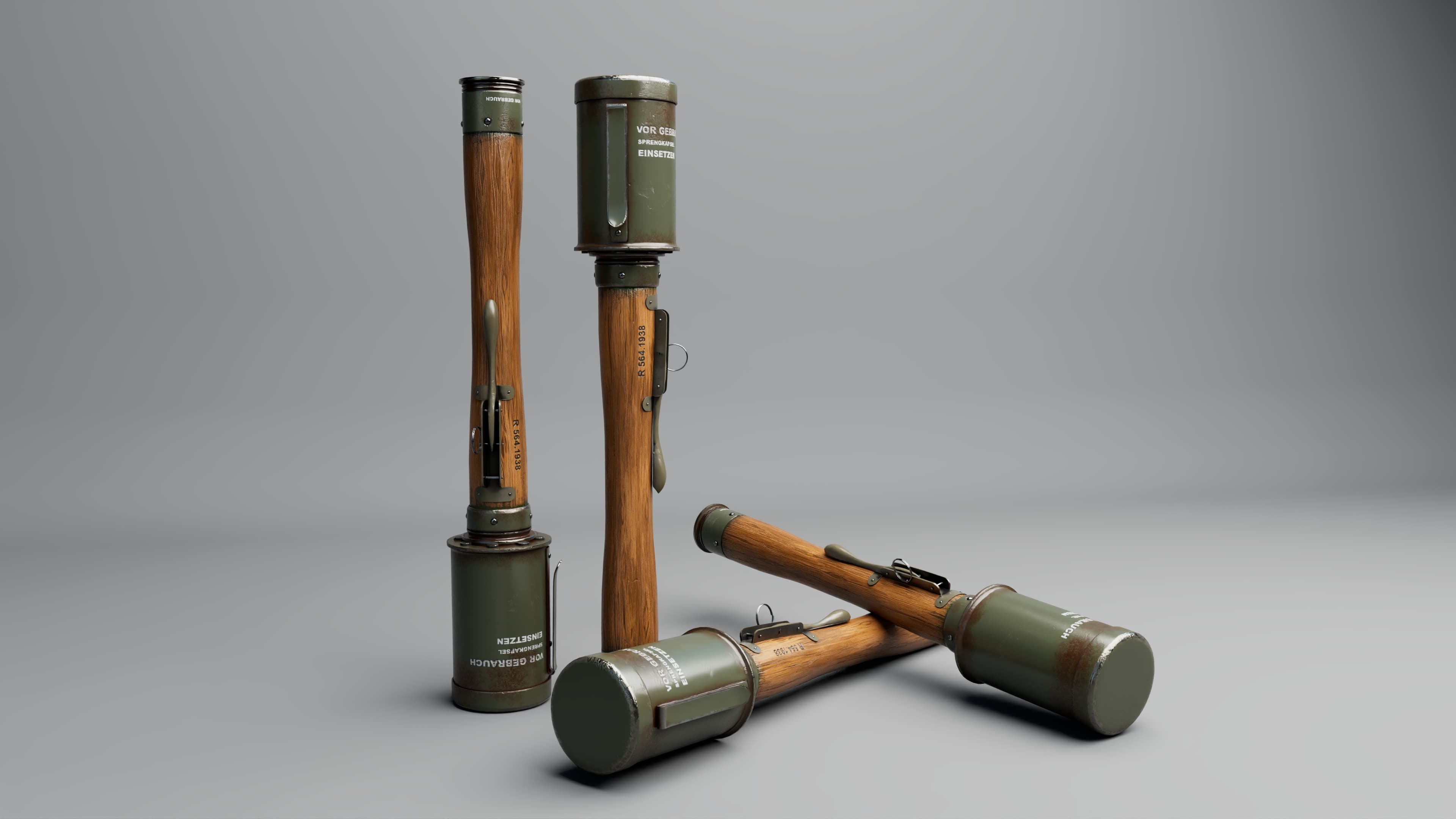 German Stick Grenade (Model 1939)
