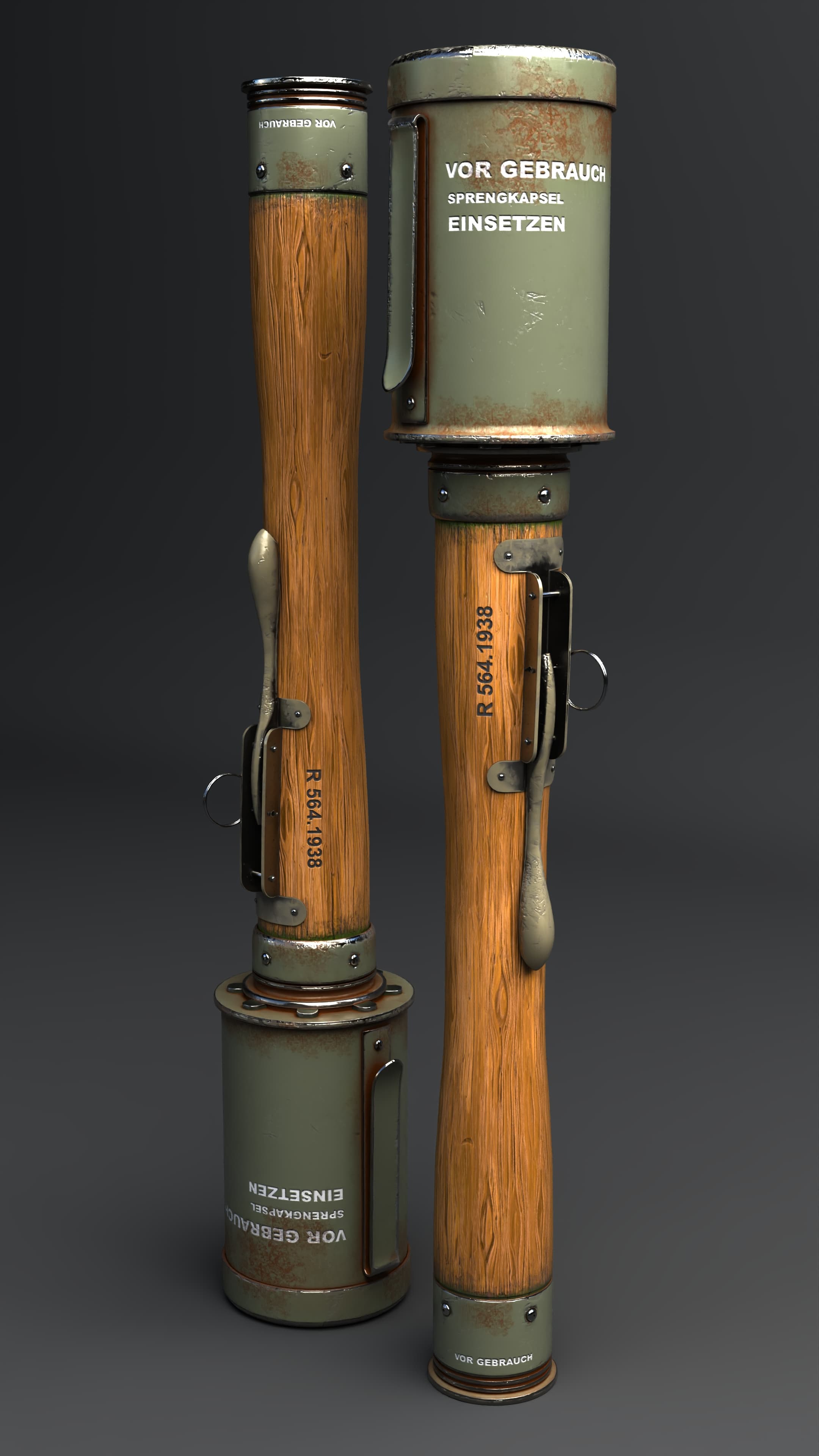 German Stick Grenade (Model 1939)