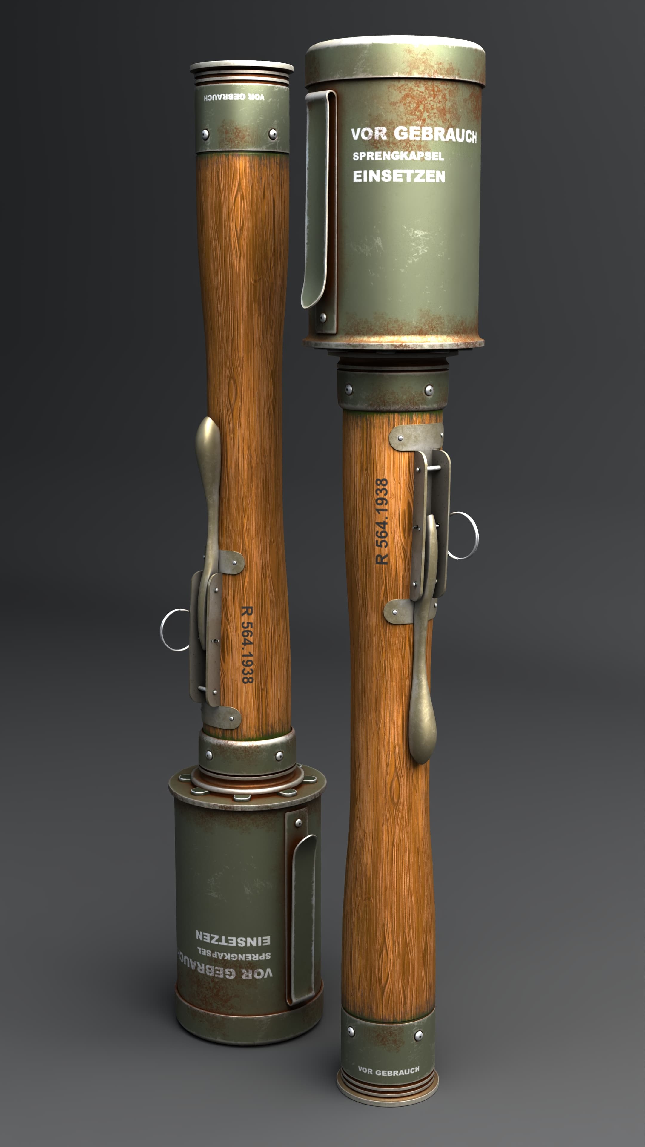 German Stick Grenade (Model 1939)