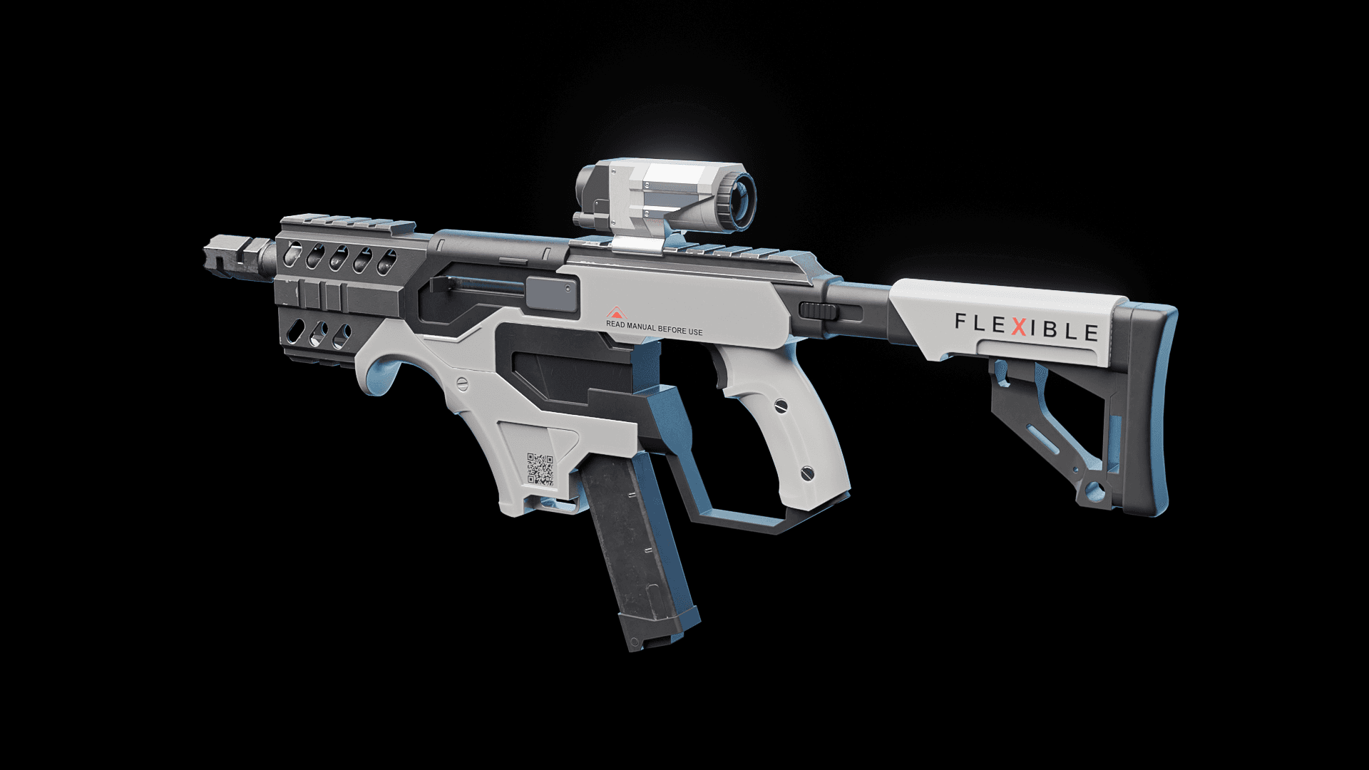 Sci-fi SMG Gun