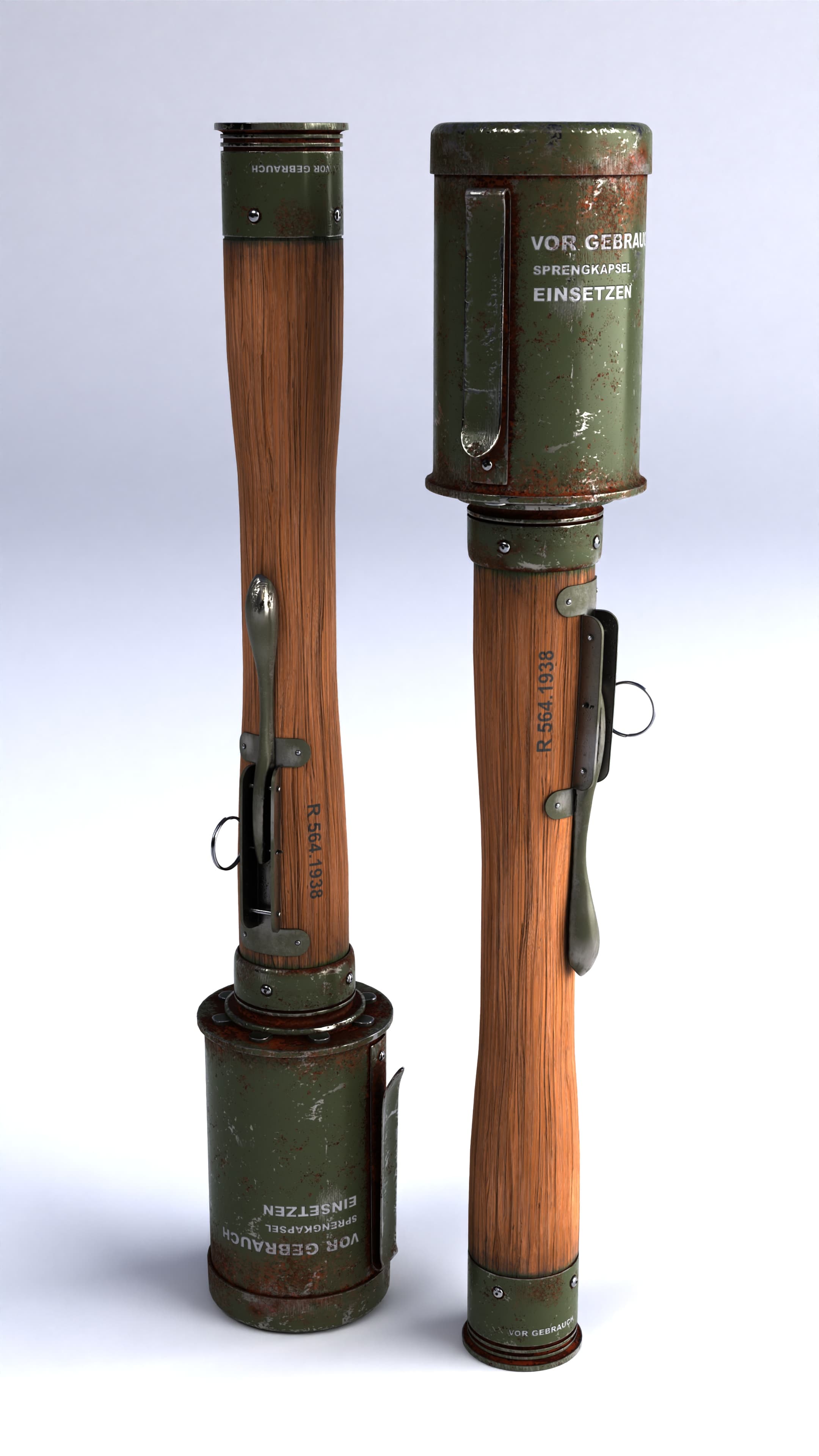 German Stick Grenade (Model 1939)