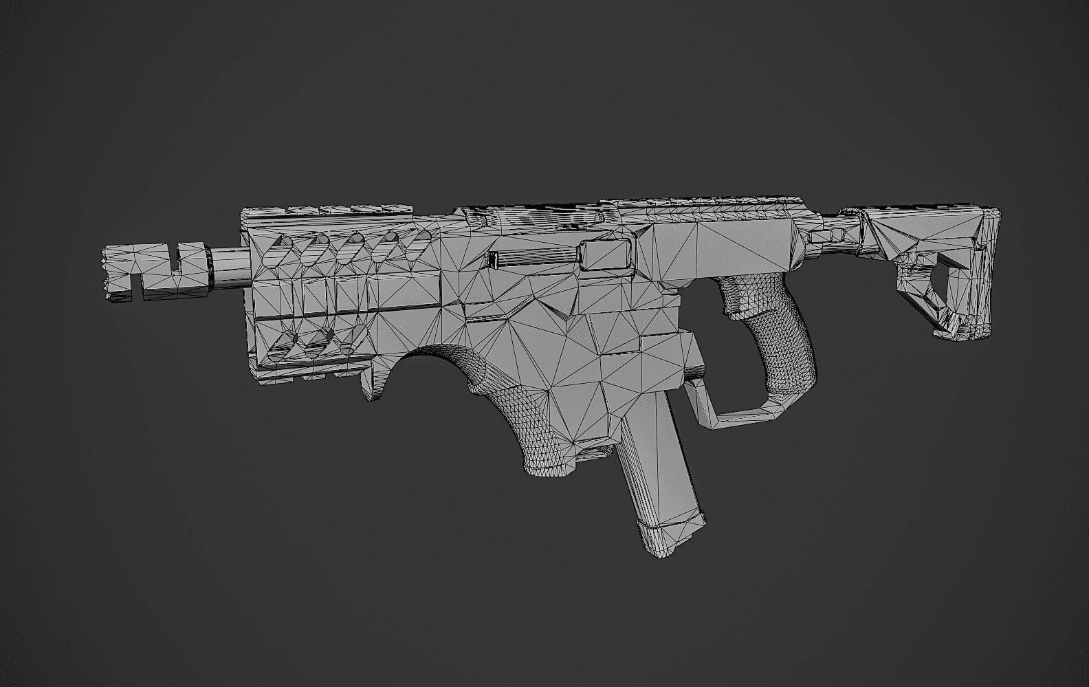 Sci-fi SMG Gun