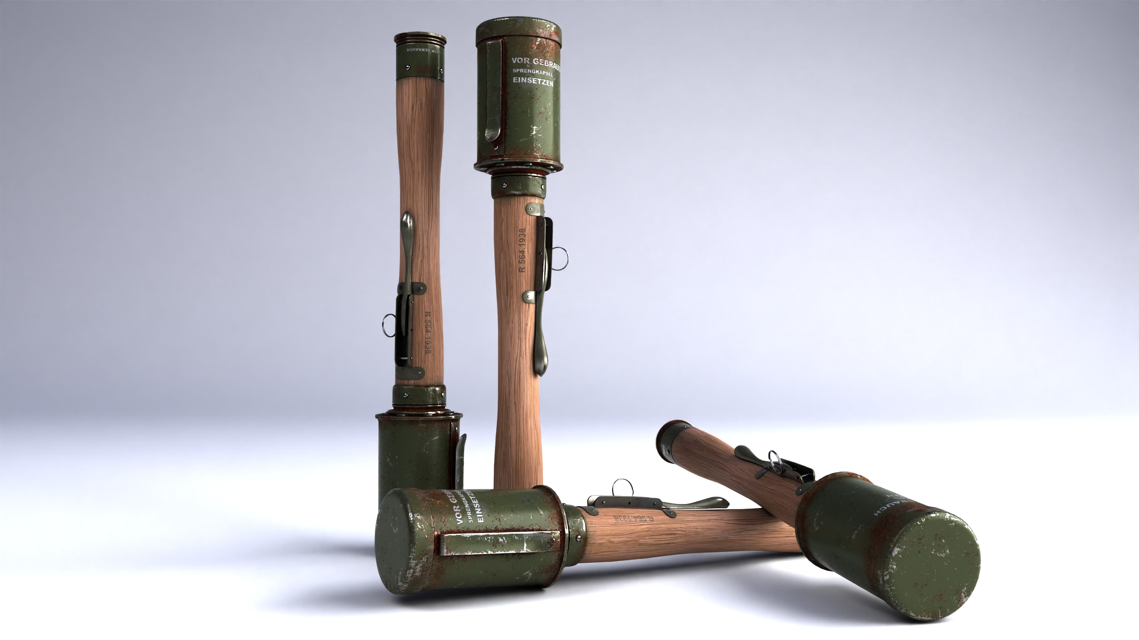German Stick Grenade (Model 1939)