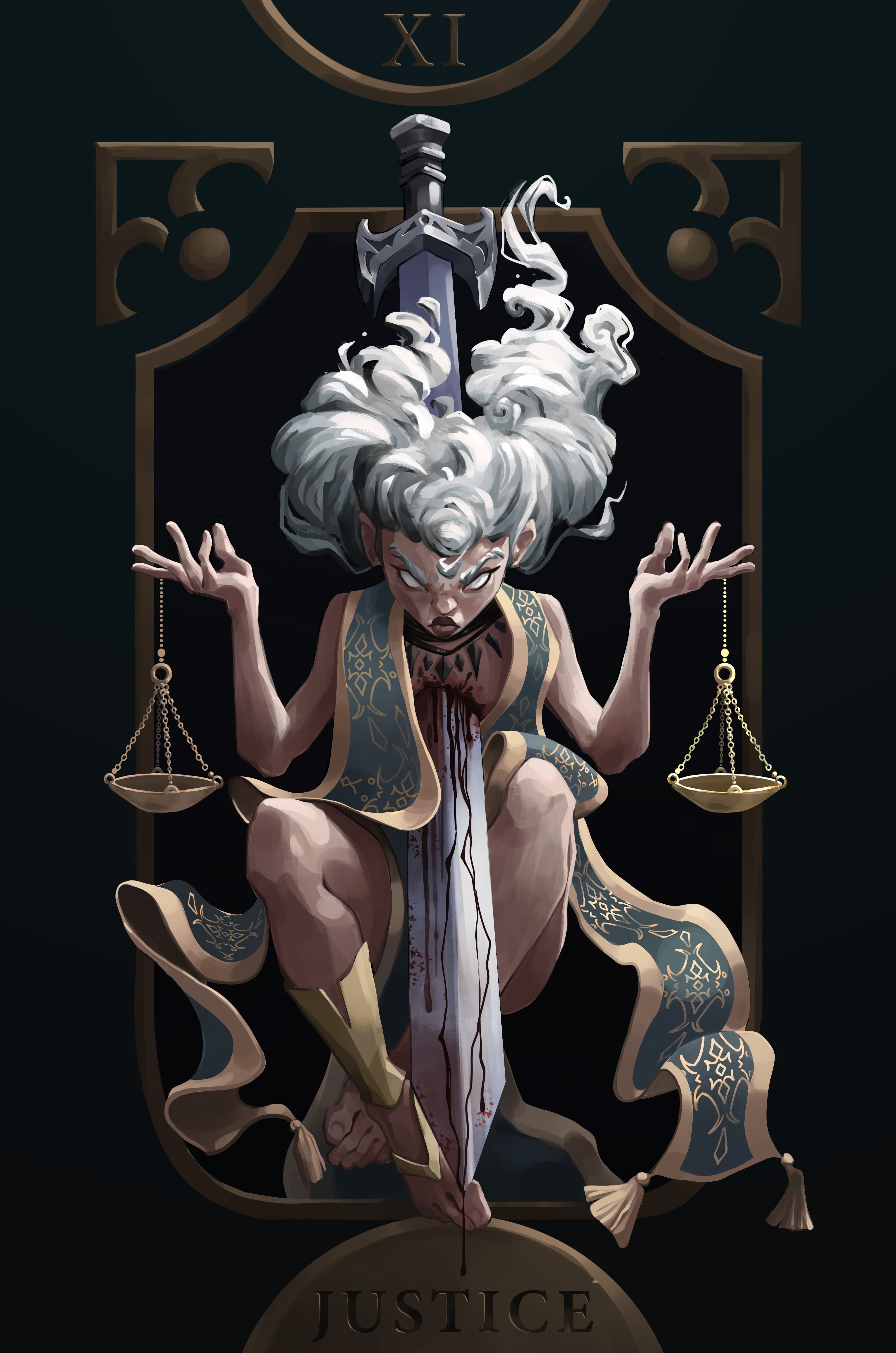 JUSTICE – The Eleventh Arcana ⚖️