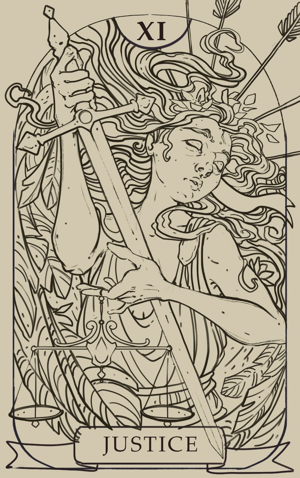 JUSTICE – The Eleventh Arcana ⚖️