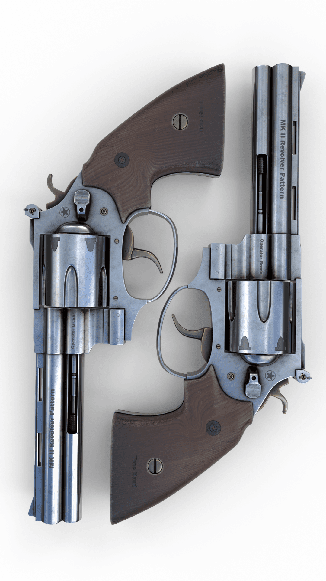 رولور MK II – مدل‌سازی، یووی، تکسچر، رندر