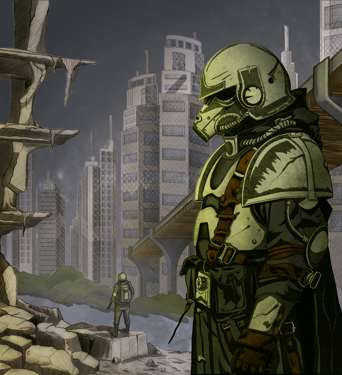 Final Render – Sci-Fi Soldier Environment