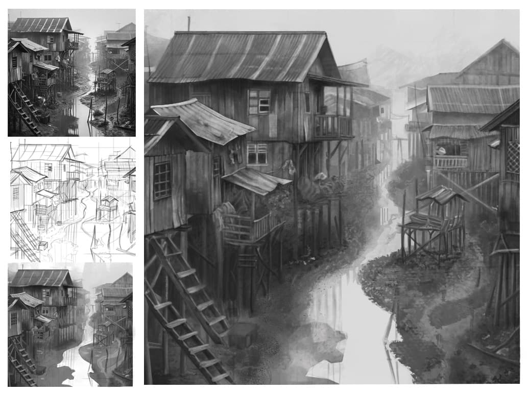 روستای آب‌گیر – مطالعه‌ی ولیو