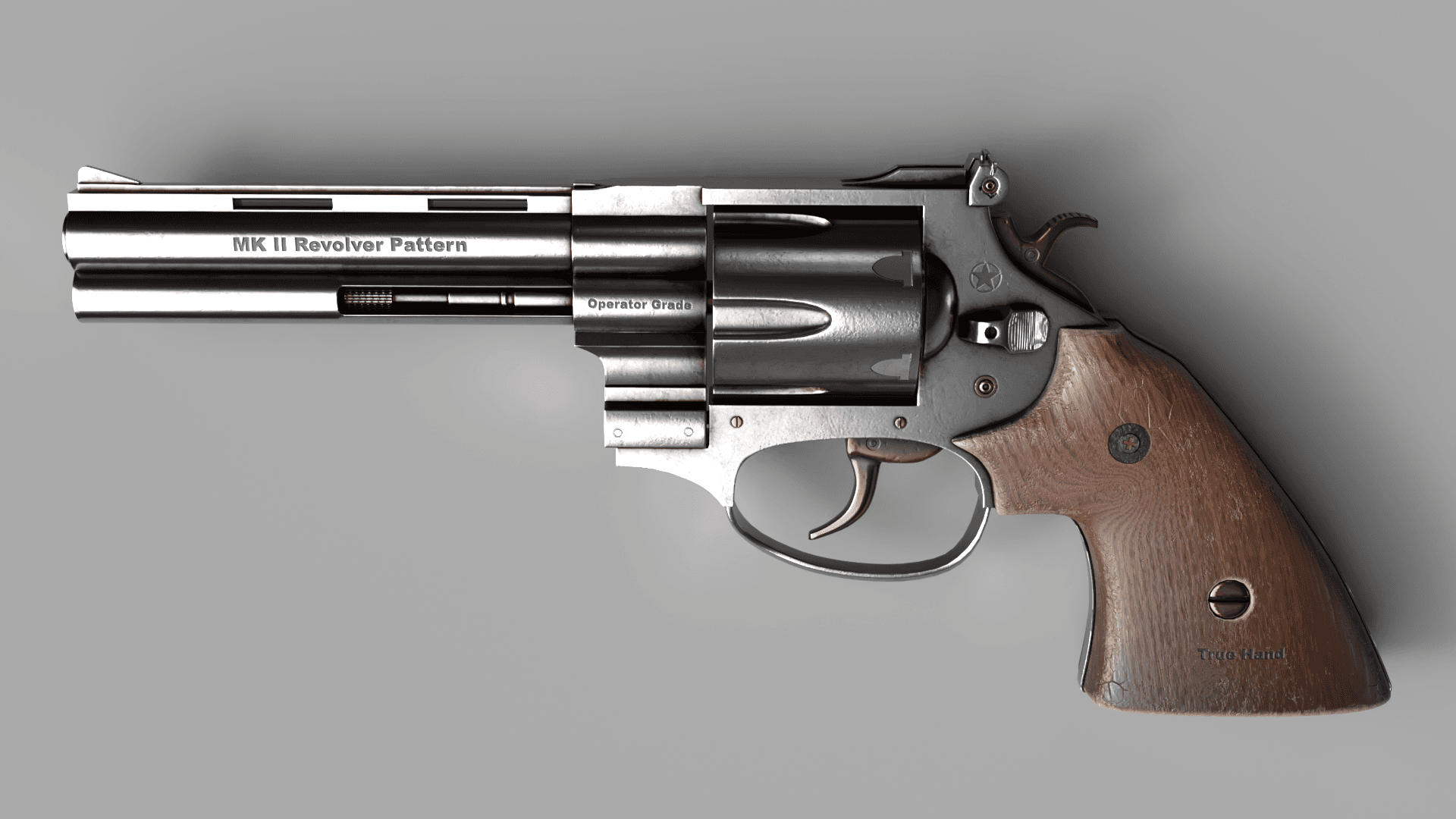 رولور MK II – مدل‌سازی، یووی، تکسچر، رندر