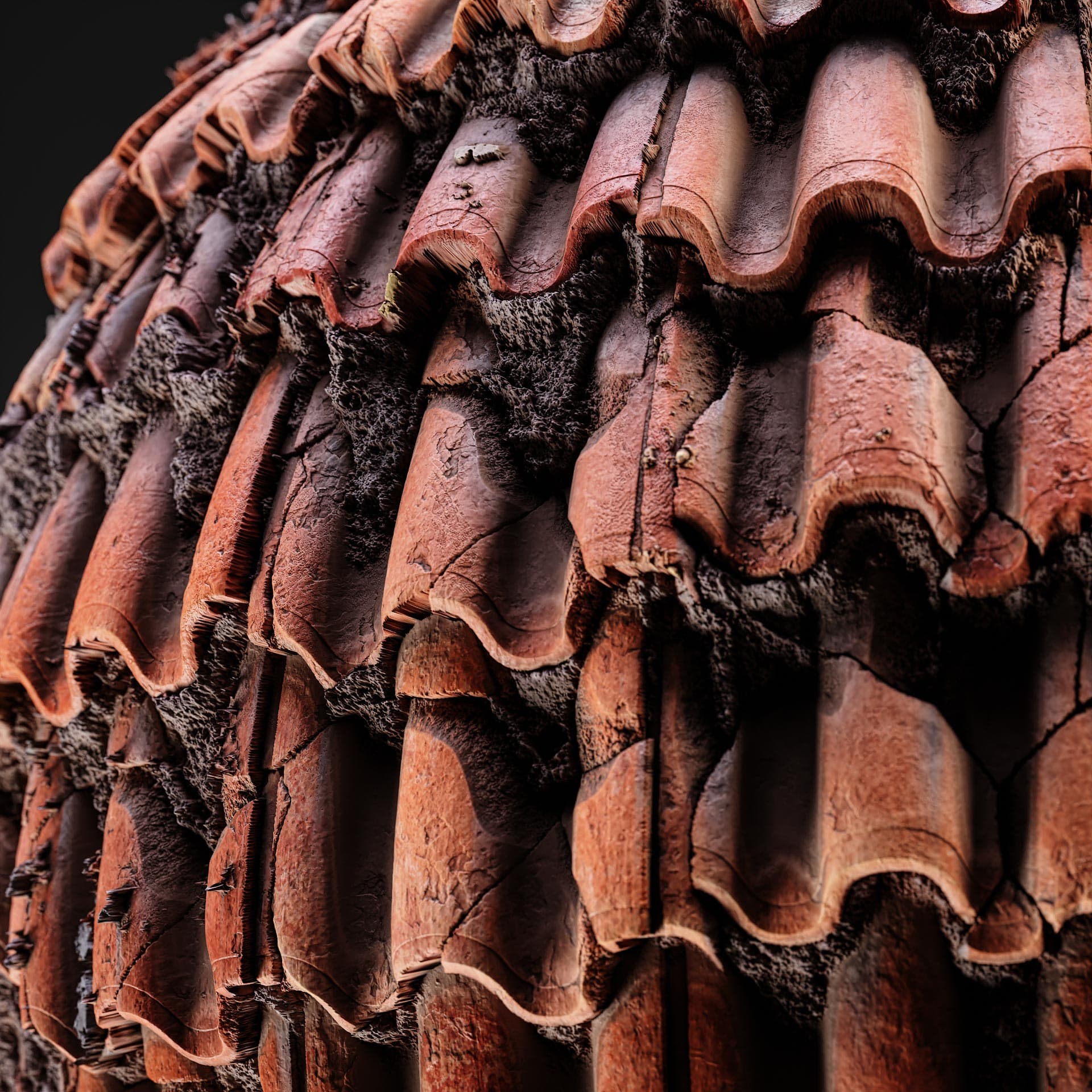 terracotta roof material