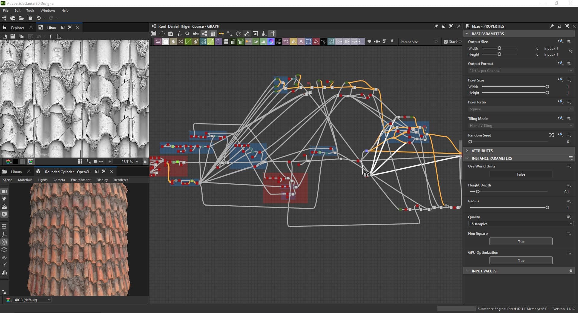 terracotta roof material