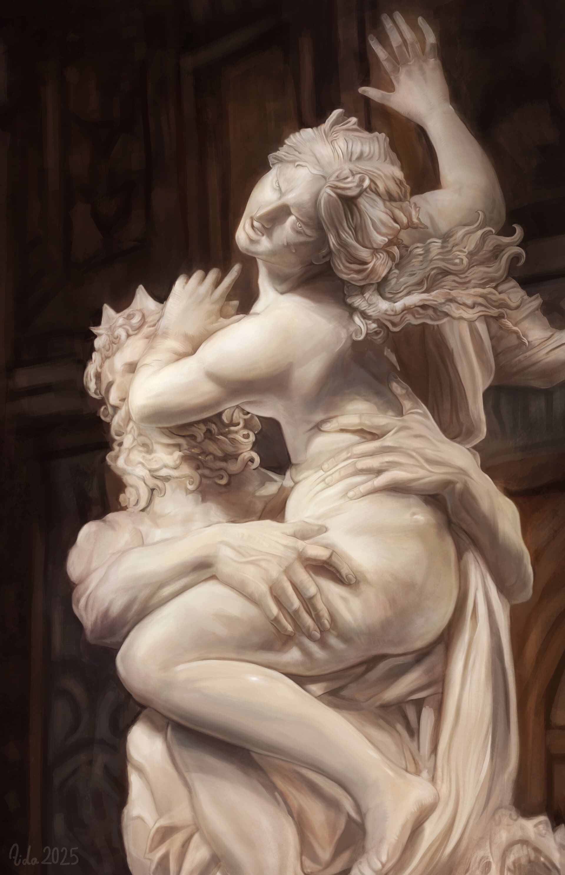 Master study of The Abduction of Proserpina