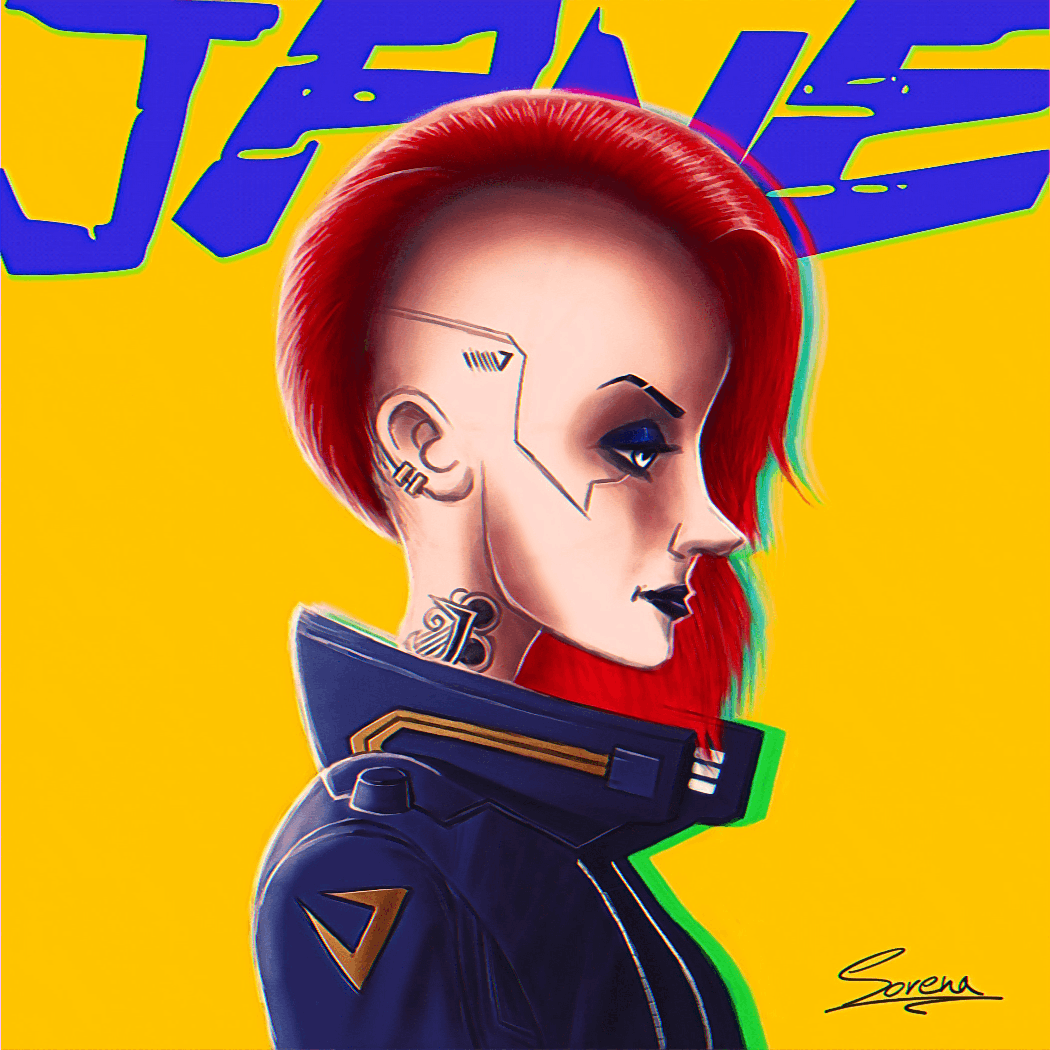 Cyberpunk jane