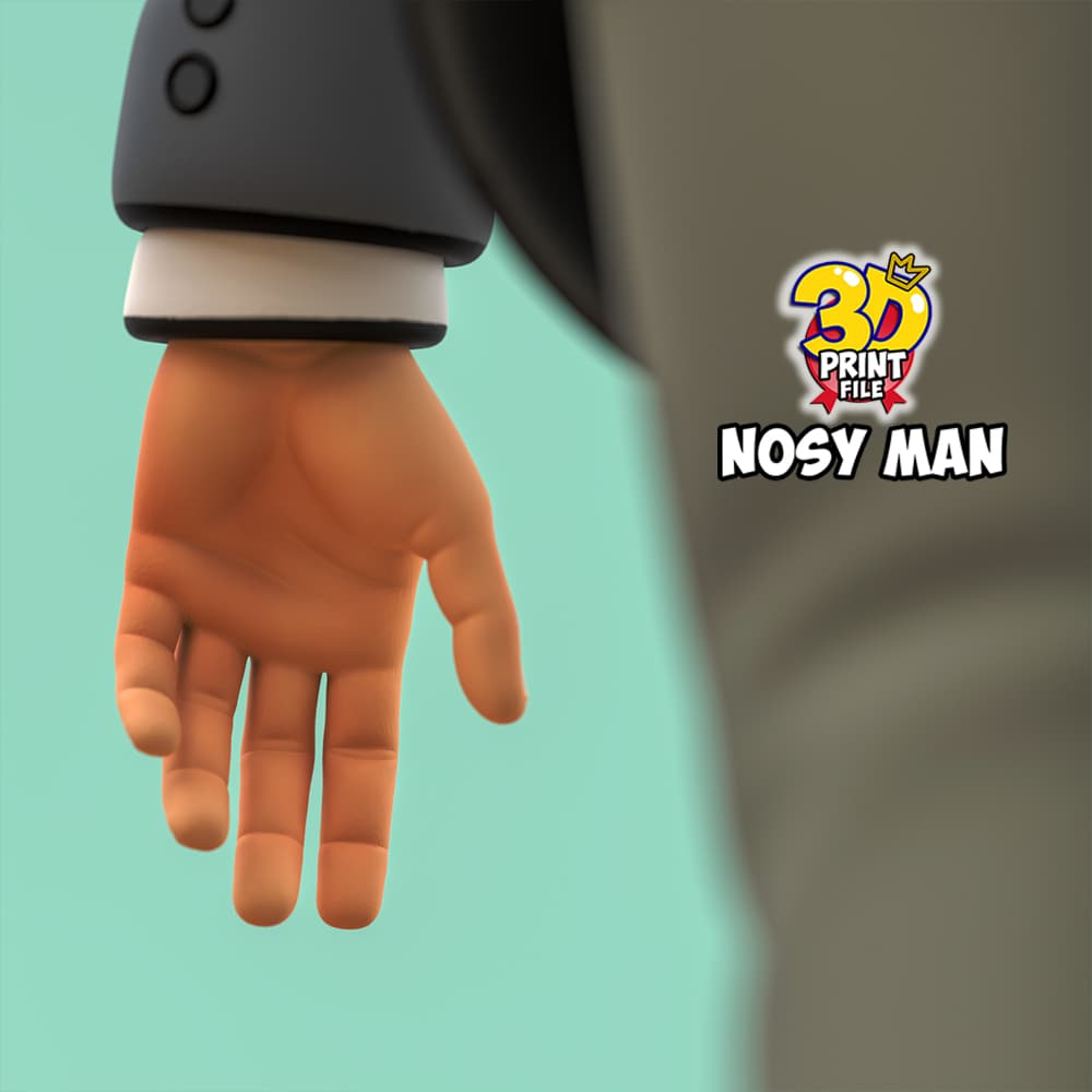 Nosy man from TINTIN & Snowy – “Sapristi! Diorama