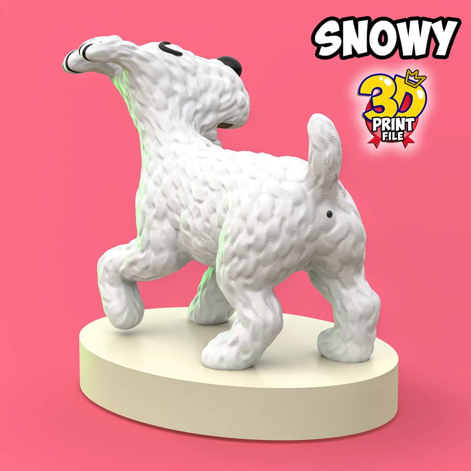 Snowy 3d print ready model from Sapristi ! Diorama