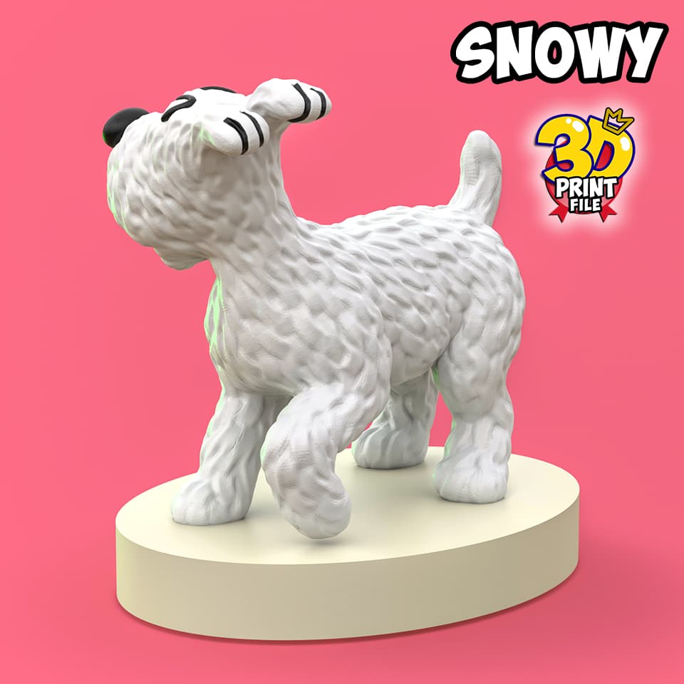 Snowy 3d print ready model from Sapristi ! Diorama