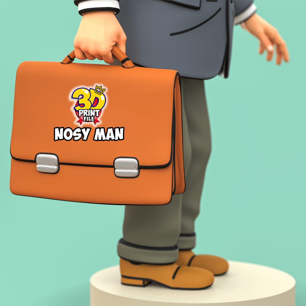 Nosy man from TINTIN & Snowy – “Sapristi! Diorama