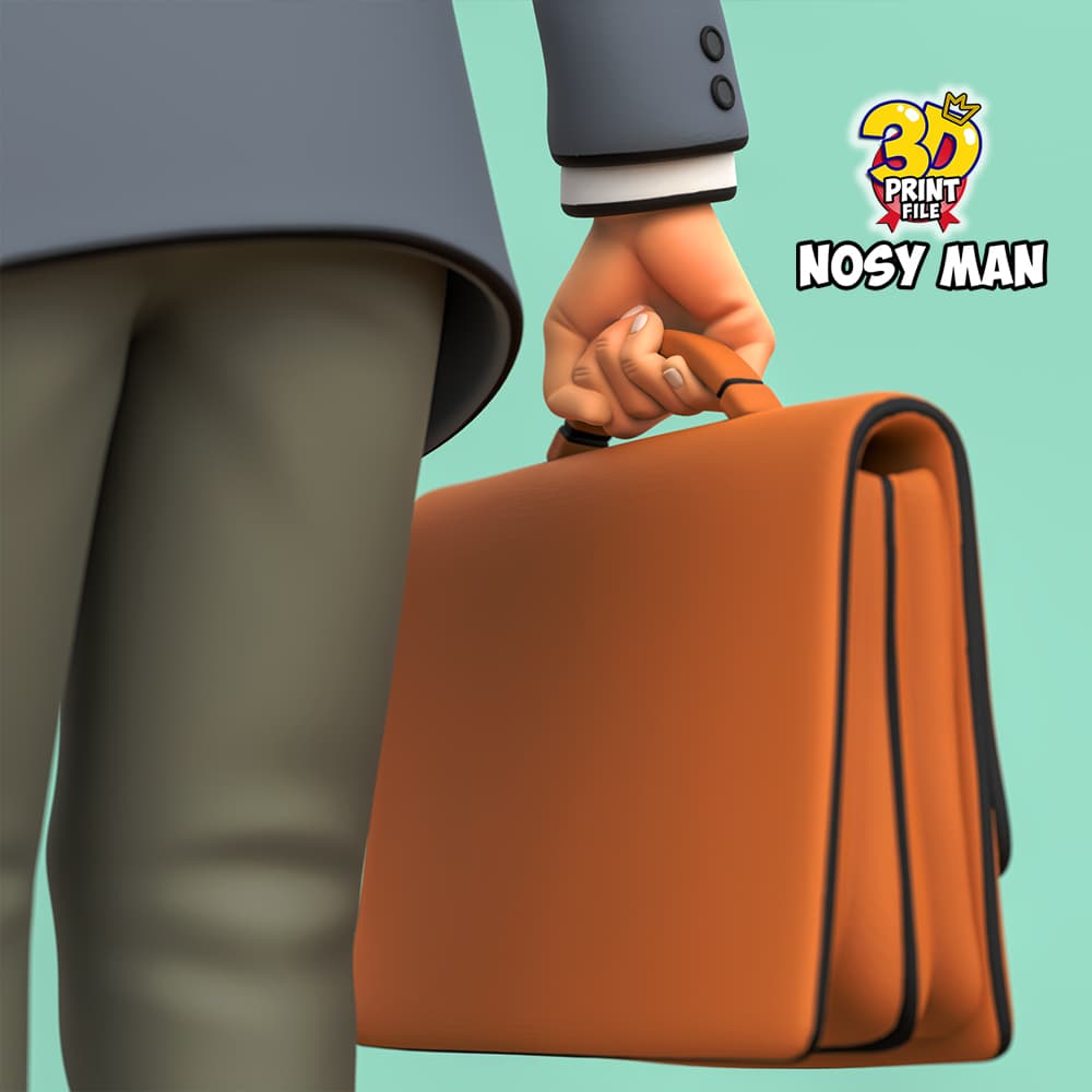 Nosy man from TINTIN & Snowy – “Sapristi! Diorama