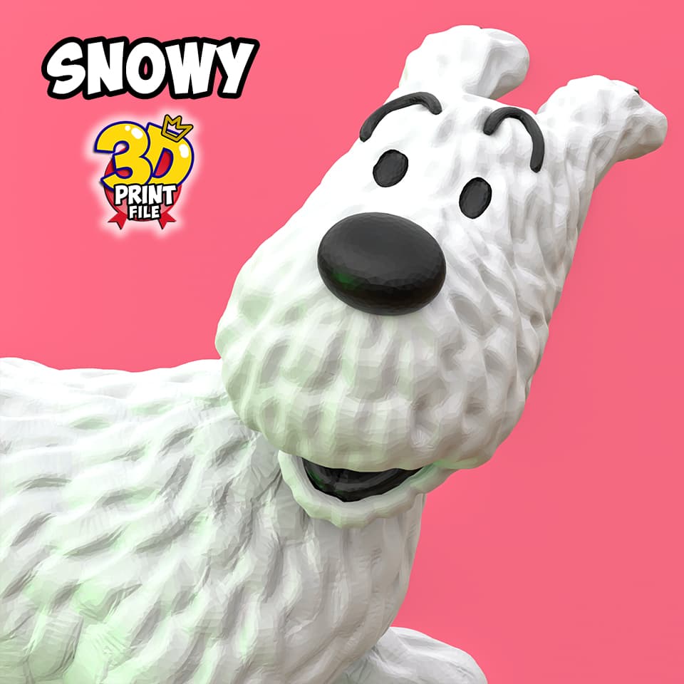 Snowy 3d print ready model from Sapristi ! Diorama