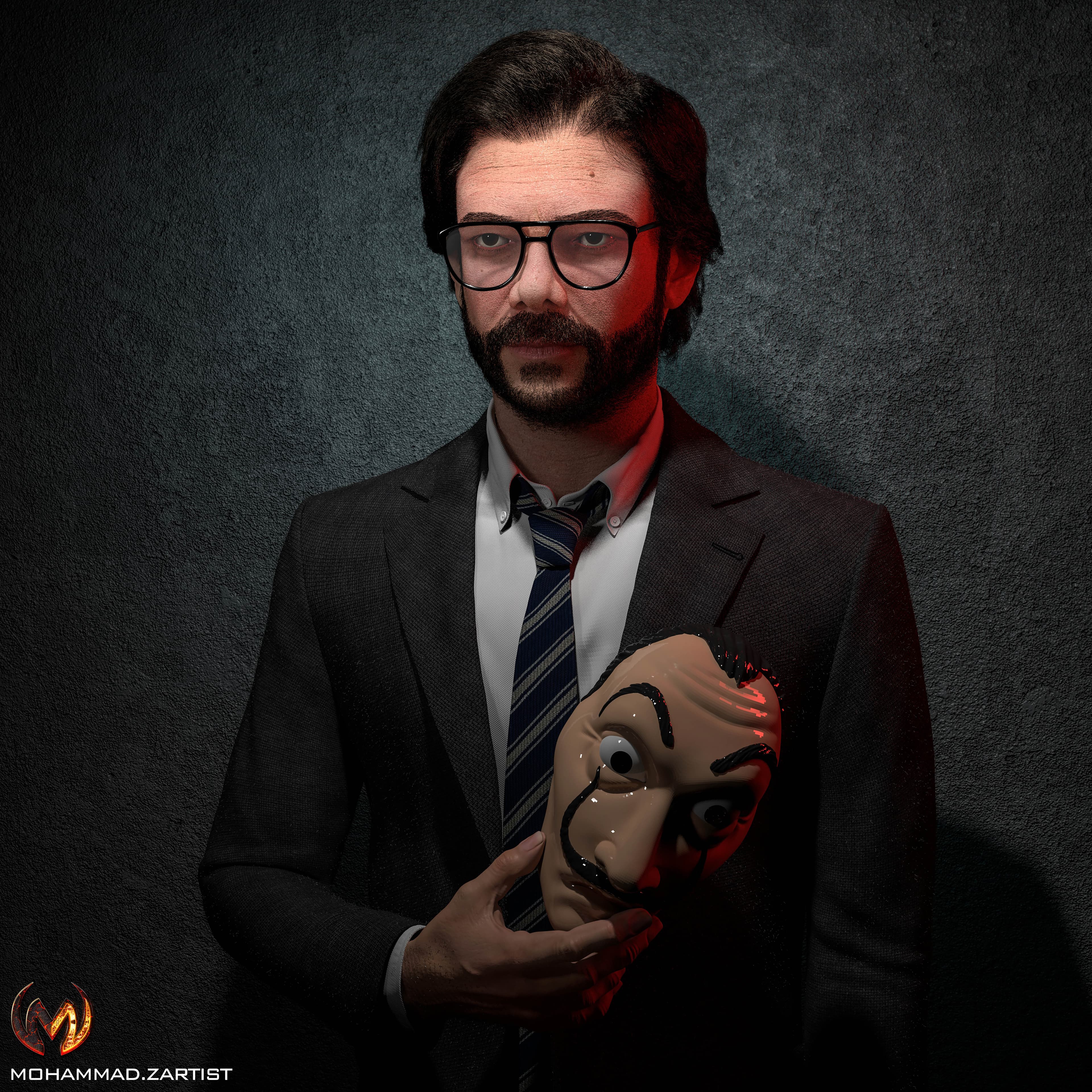 El Professor (Alvaro Morte)2