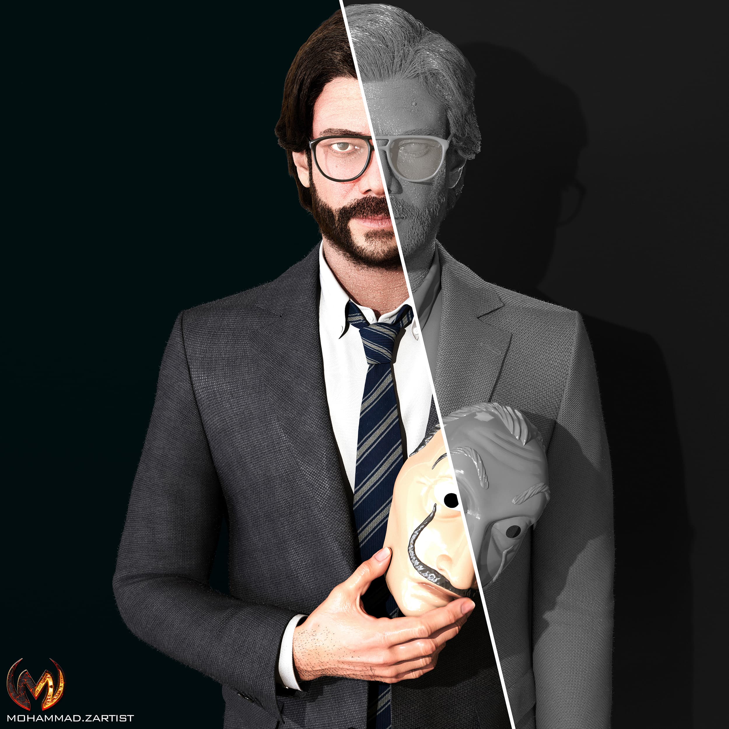 El Professor (Alvaro Morte)