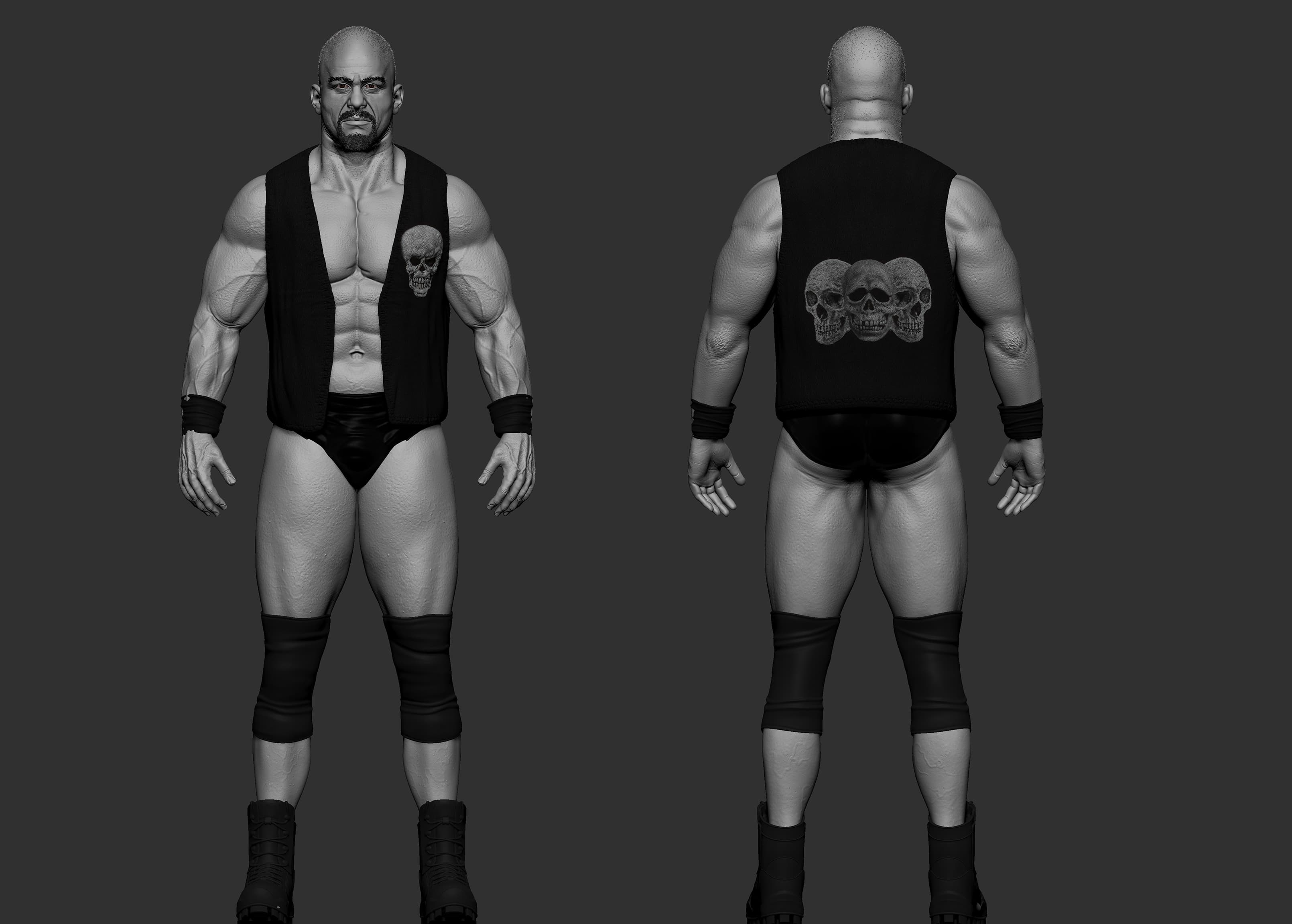 کارکتر کشتی کج(steve austin)