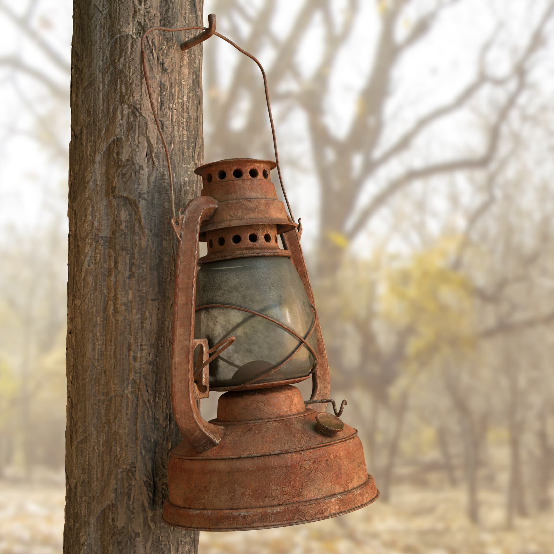 Rusty lantern
