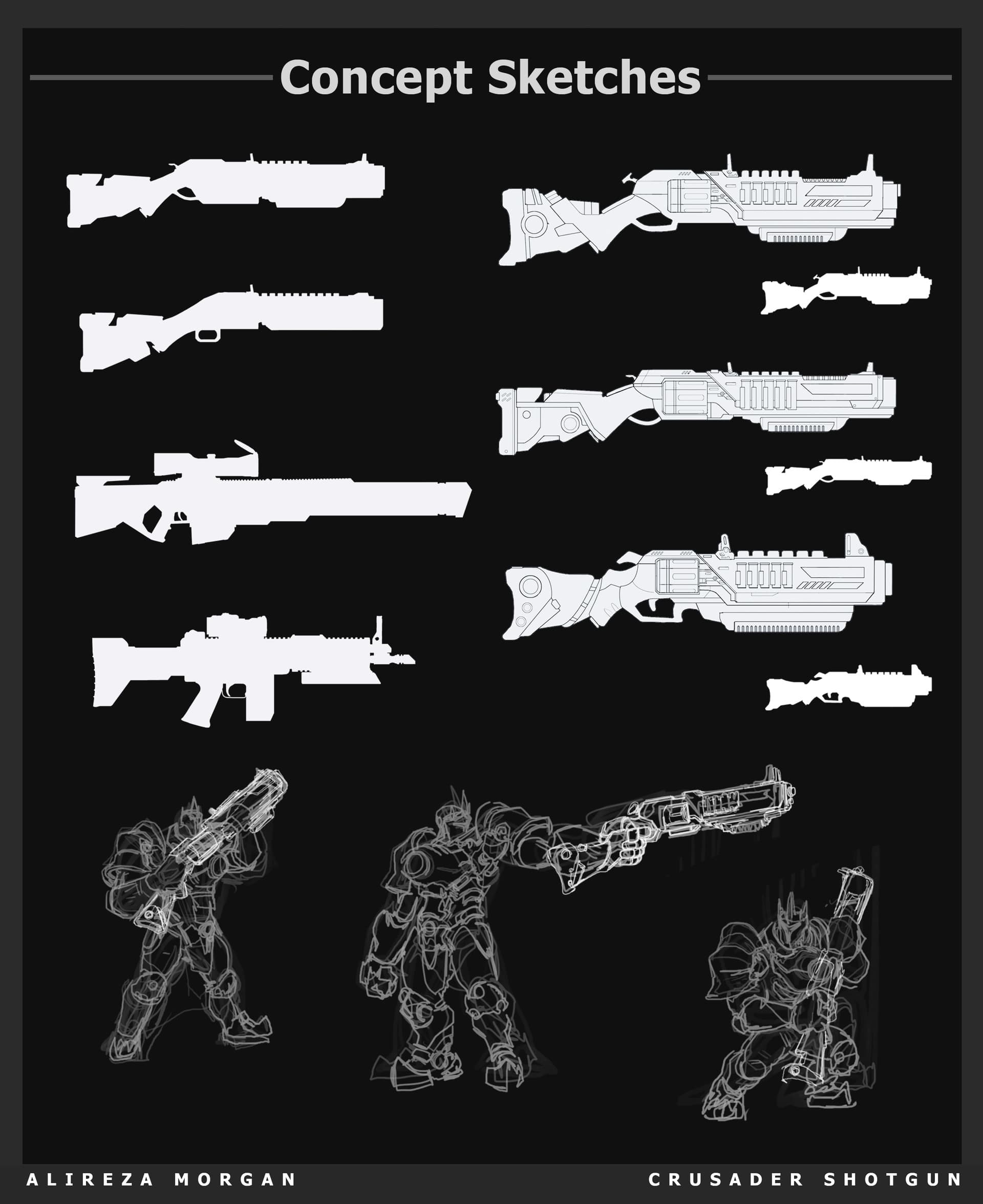 Crusader Shotgun | Overwatch Reinhardt Fanart